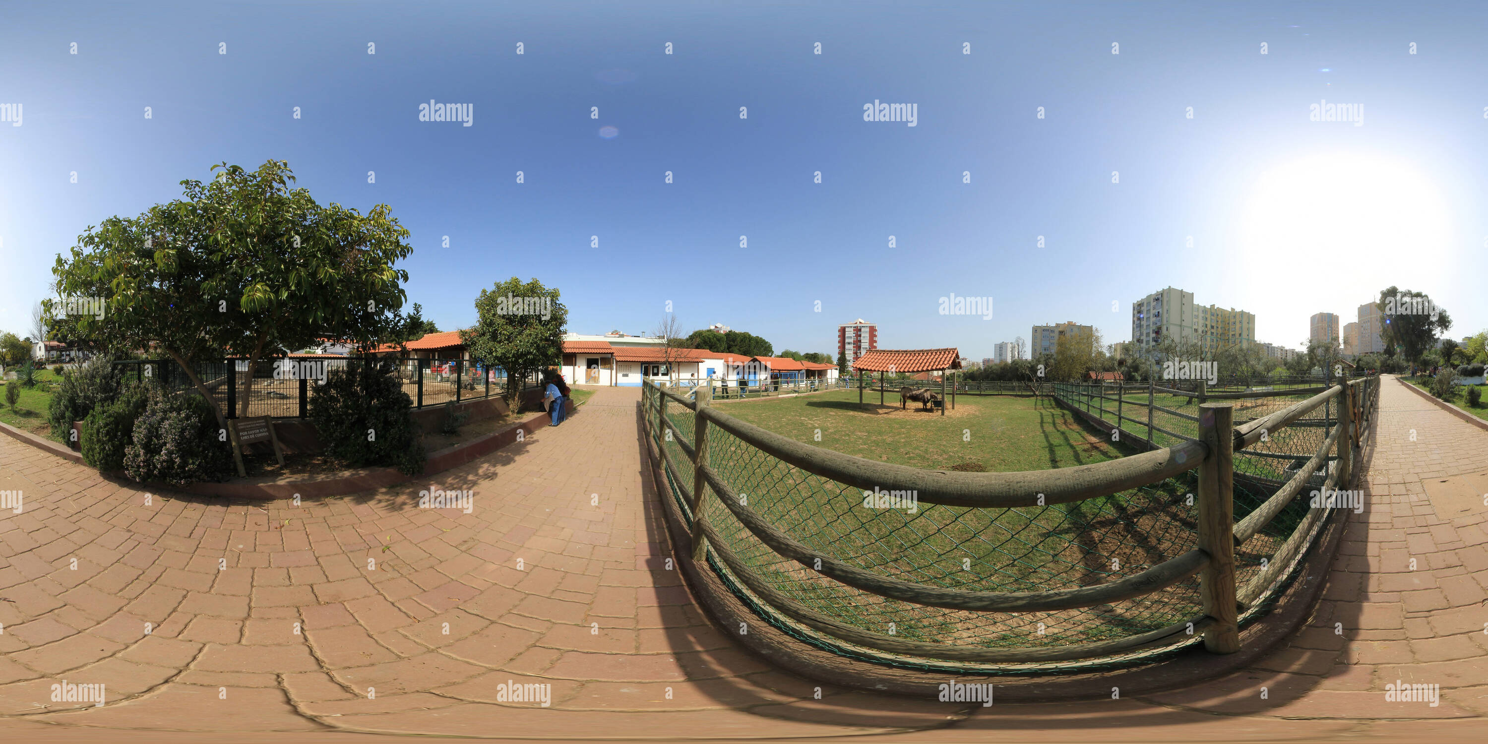 360 degree panoramic view of Quinta Pedagógica dos Olivais