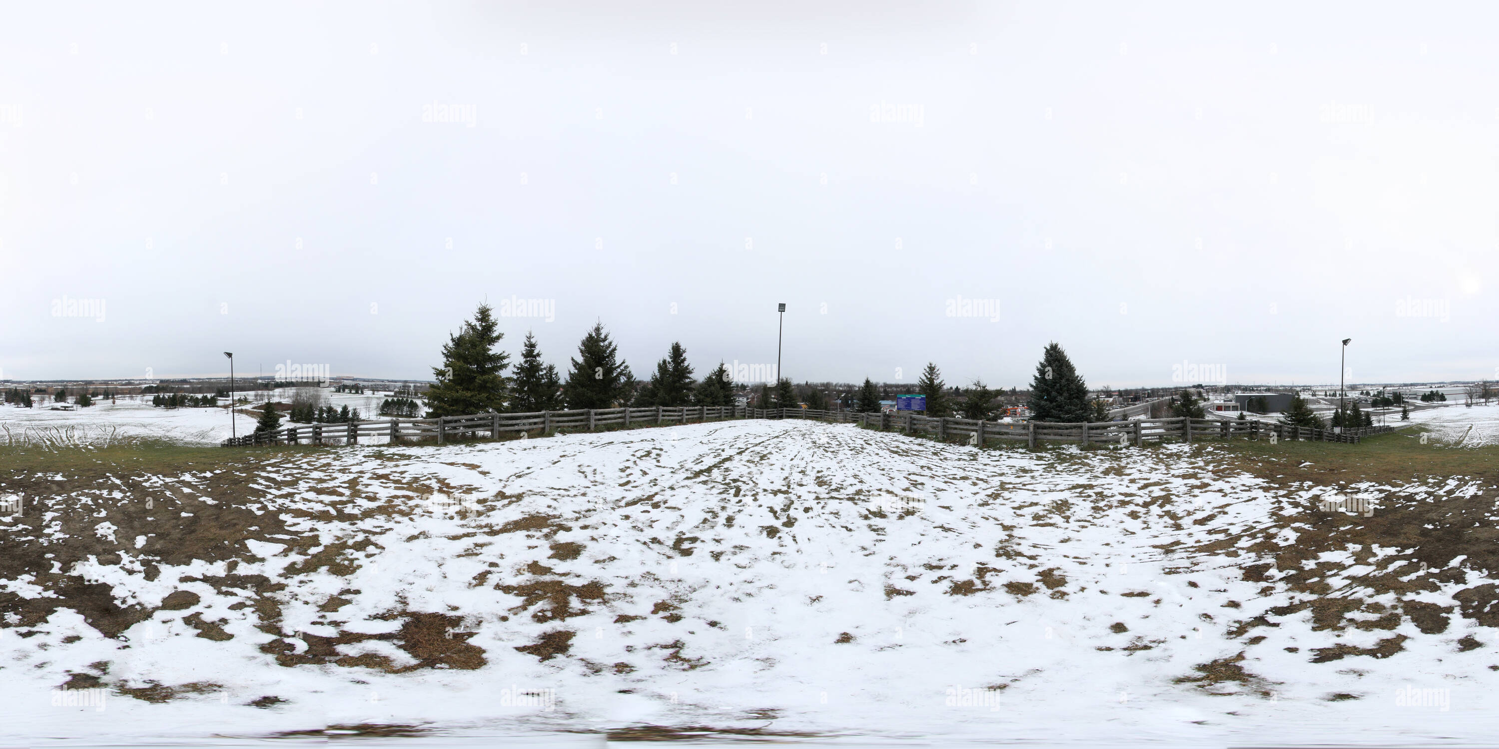 360° view of Walter Baker Park Tobaggan Hill - Alamy