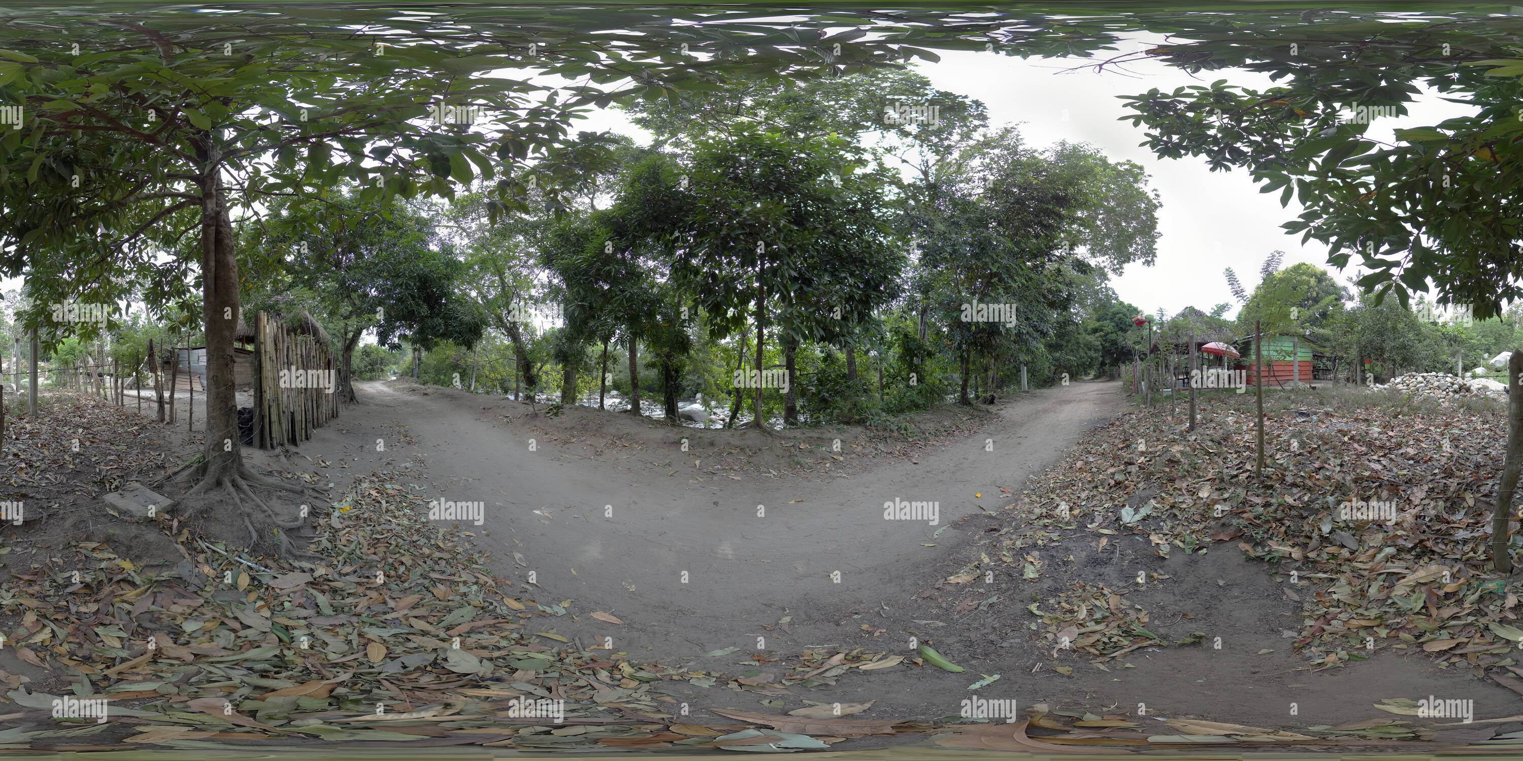 360 degree panoramic view of Saliendo De Rio Ancho