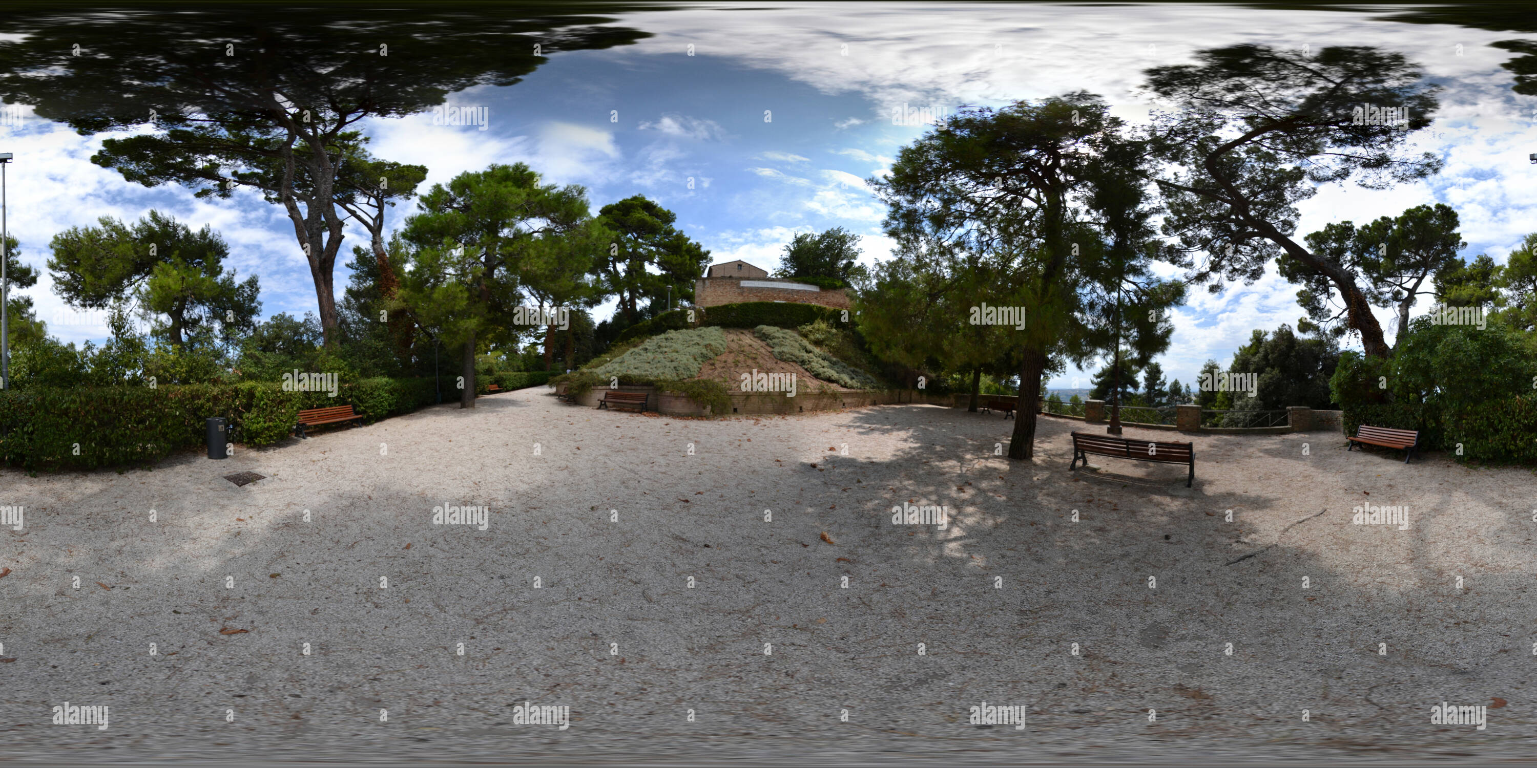 360 degree panoramic view of Casa Leopardi (Ermo Colle), Recanati - Macerata