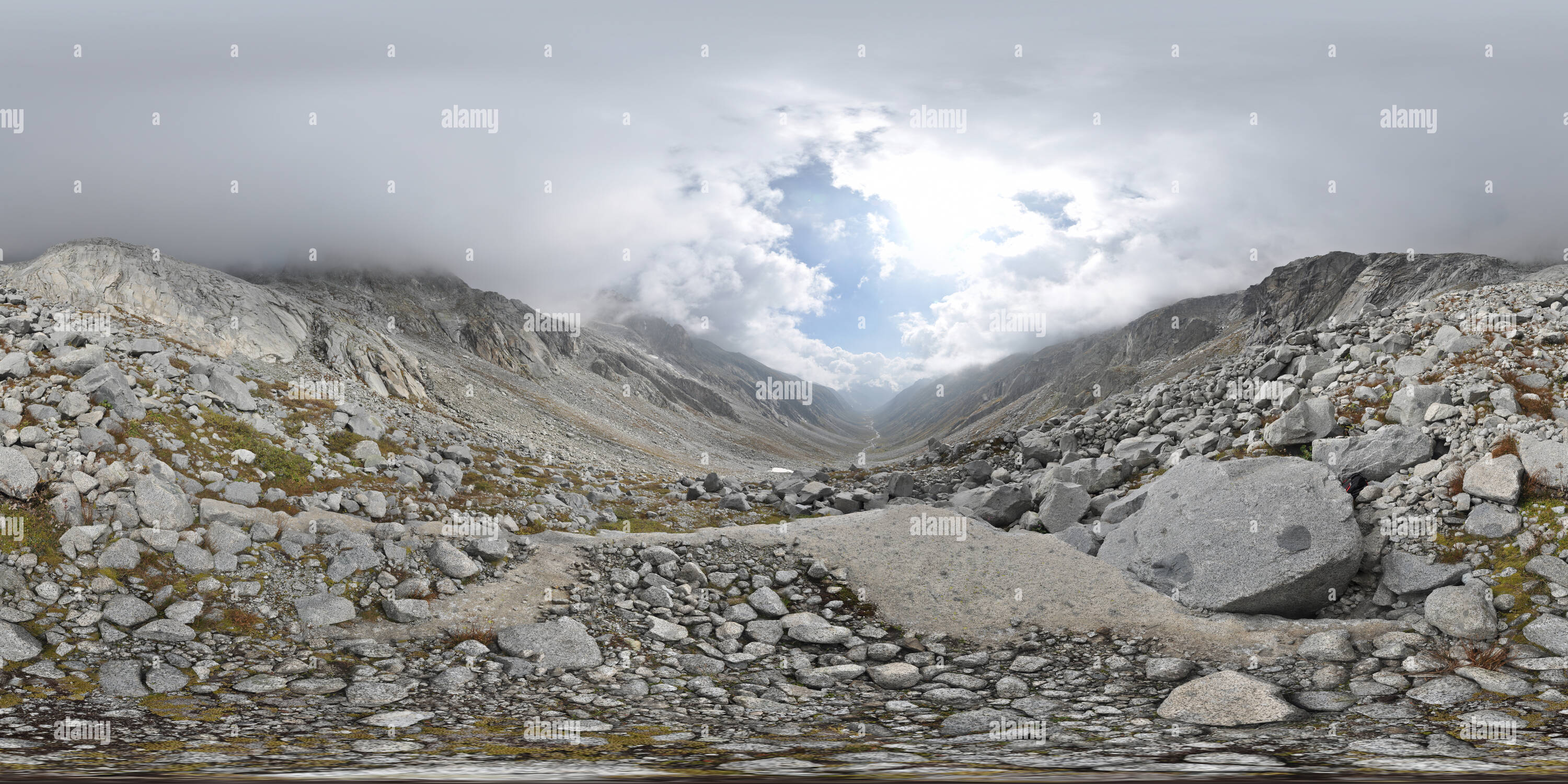 360 degree panoramic view of Val Di Fumo (04-10-2014)