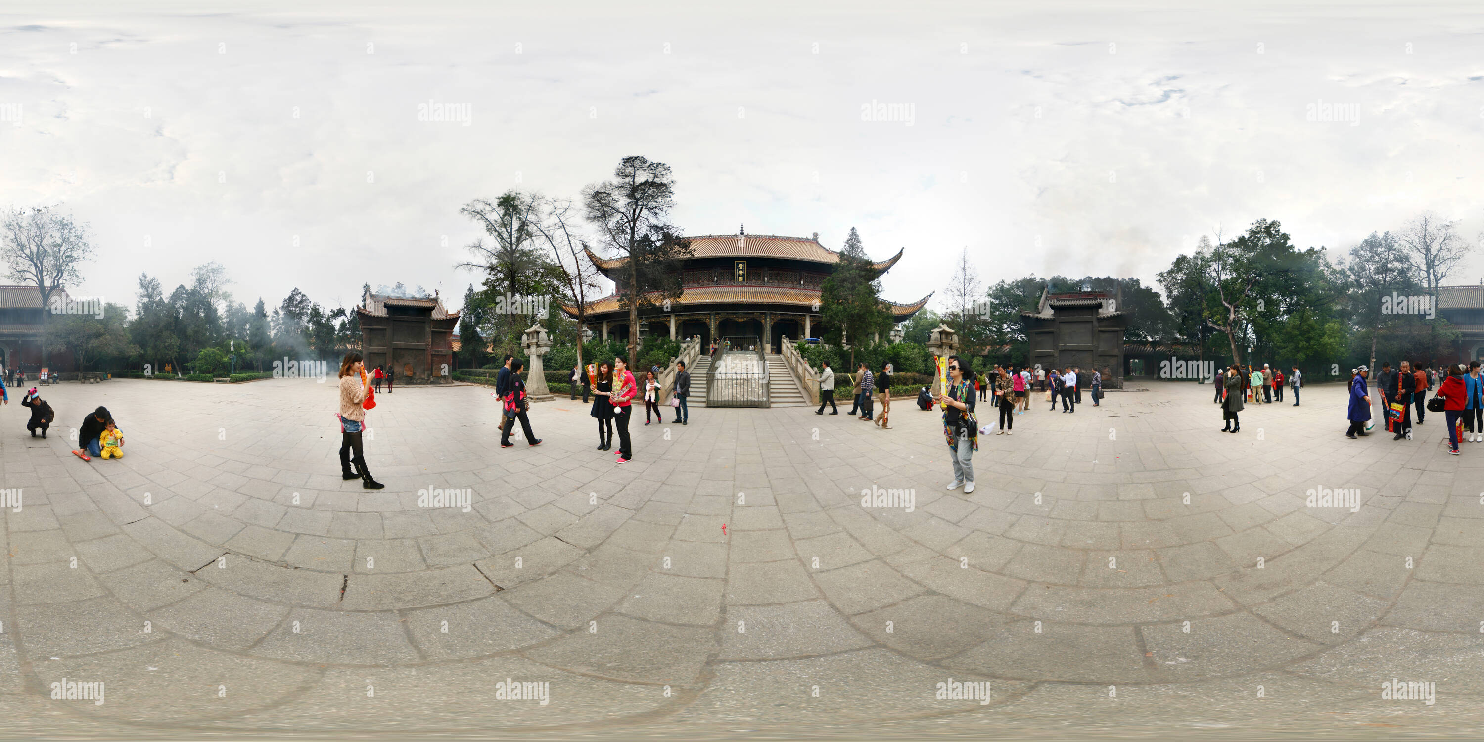 360° View Of Sheng Di Dian Grand Temple Of Mount Heng Alamy