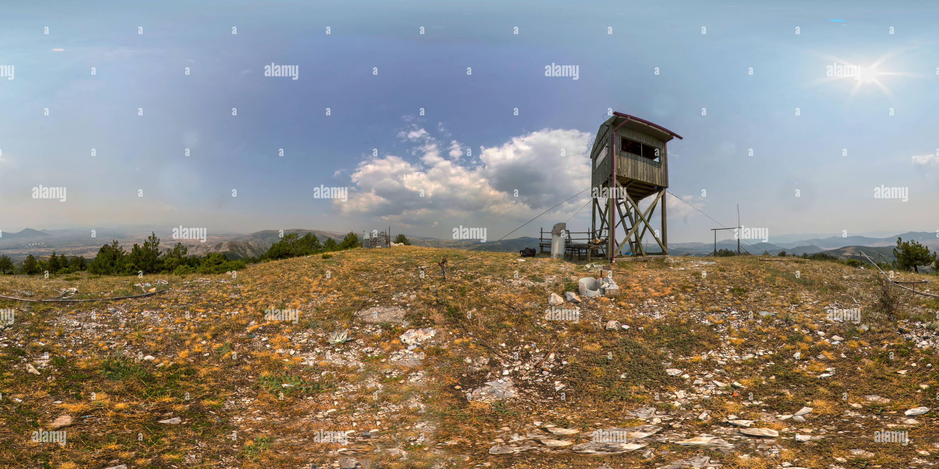 360 degree panoramic view of Agios Dimitrios, Kozani