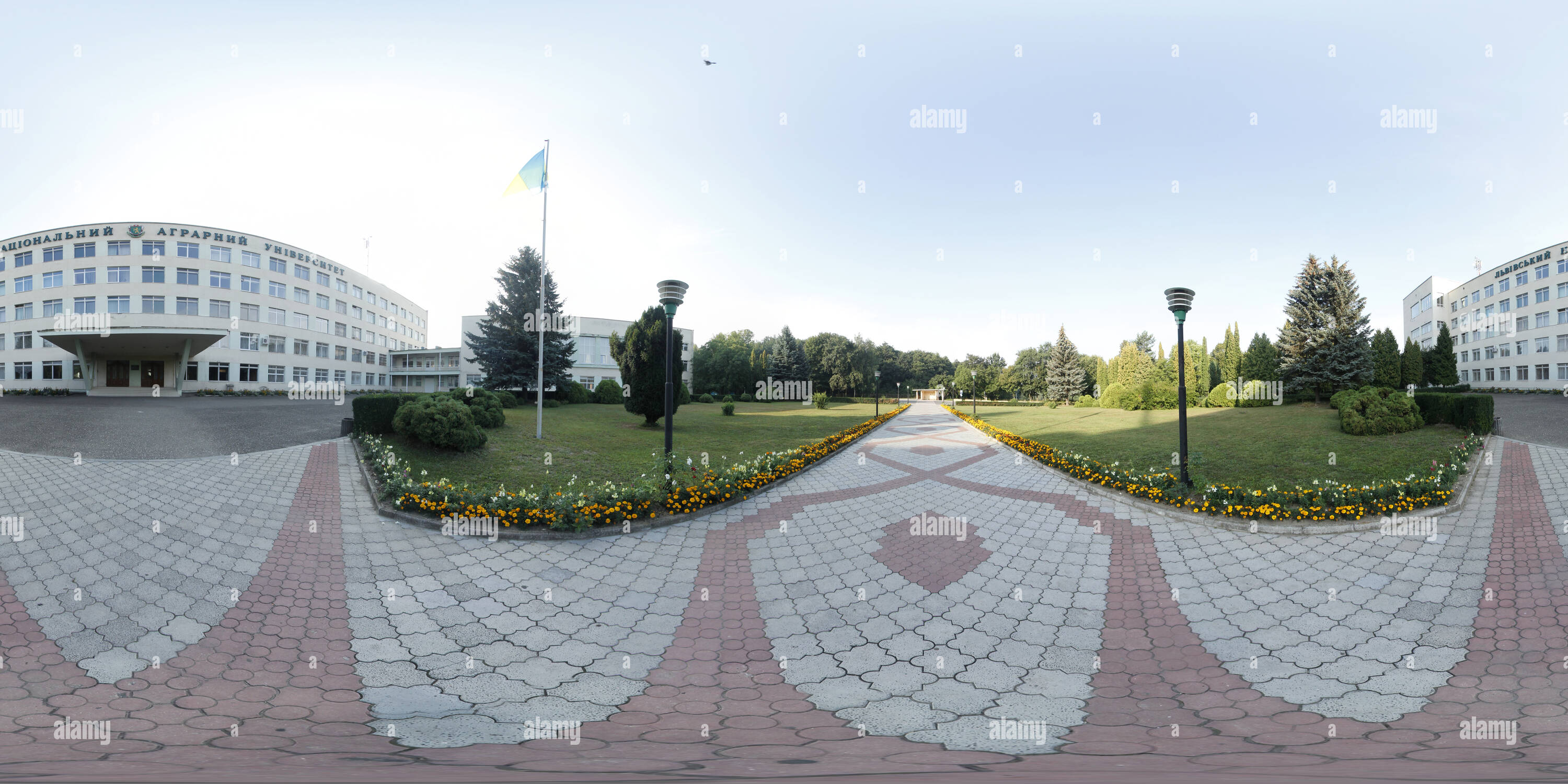 360 degree panoramic view of Lviv National Agrarian University