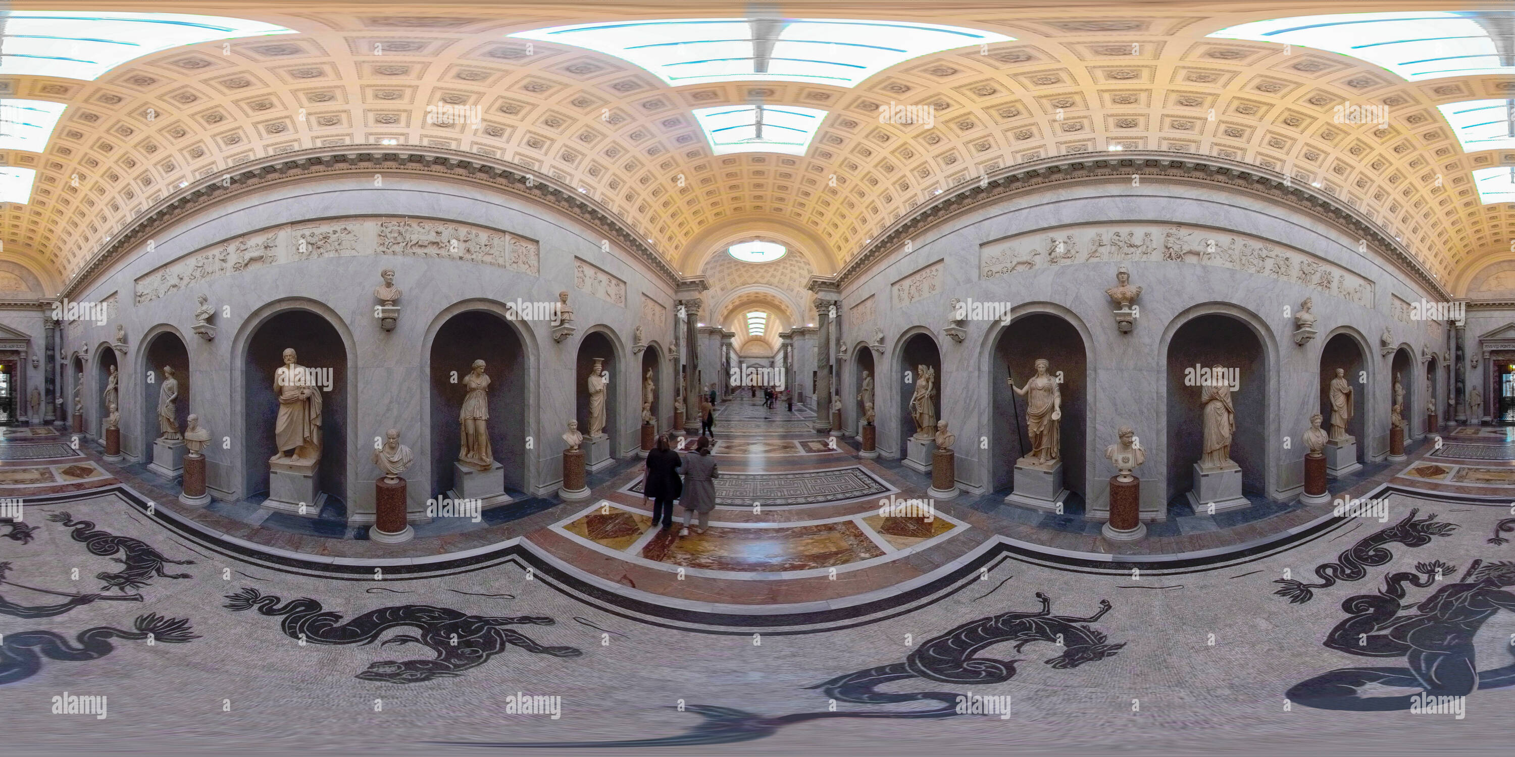 360° view of The Vatican Museum. Vatican City, Italy Alamy