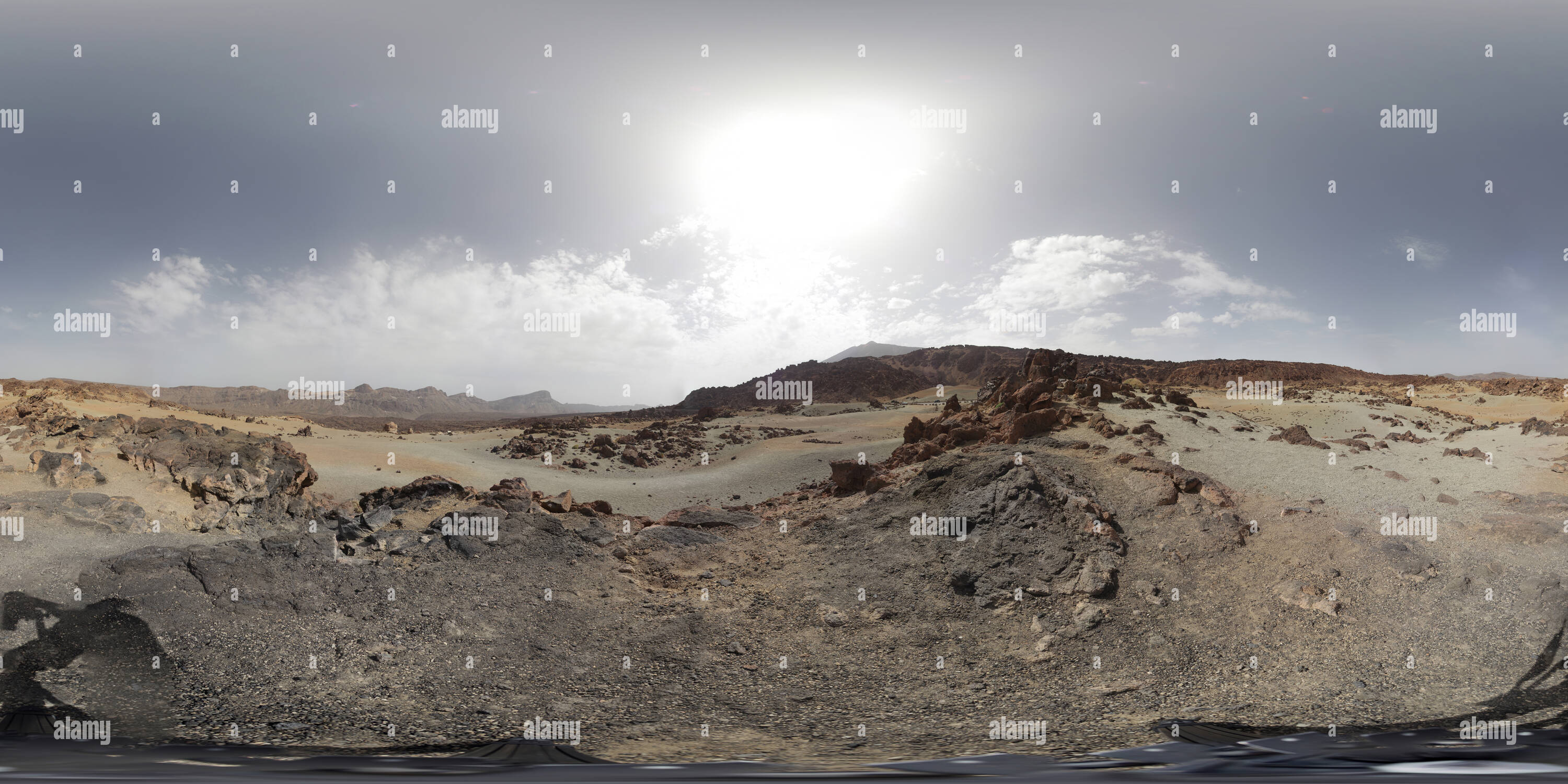 360° view of Teneriffa Teide Vulcan Caldera - Alamy