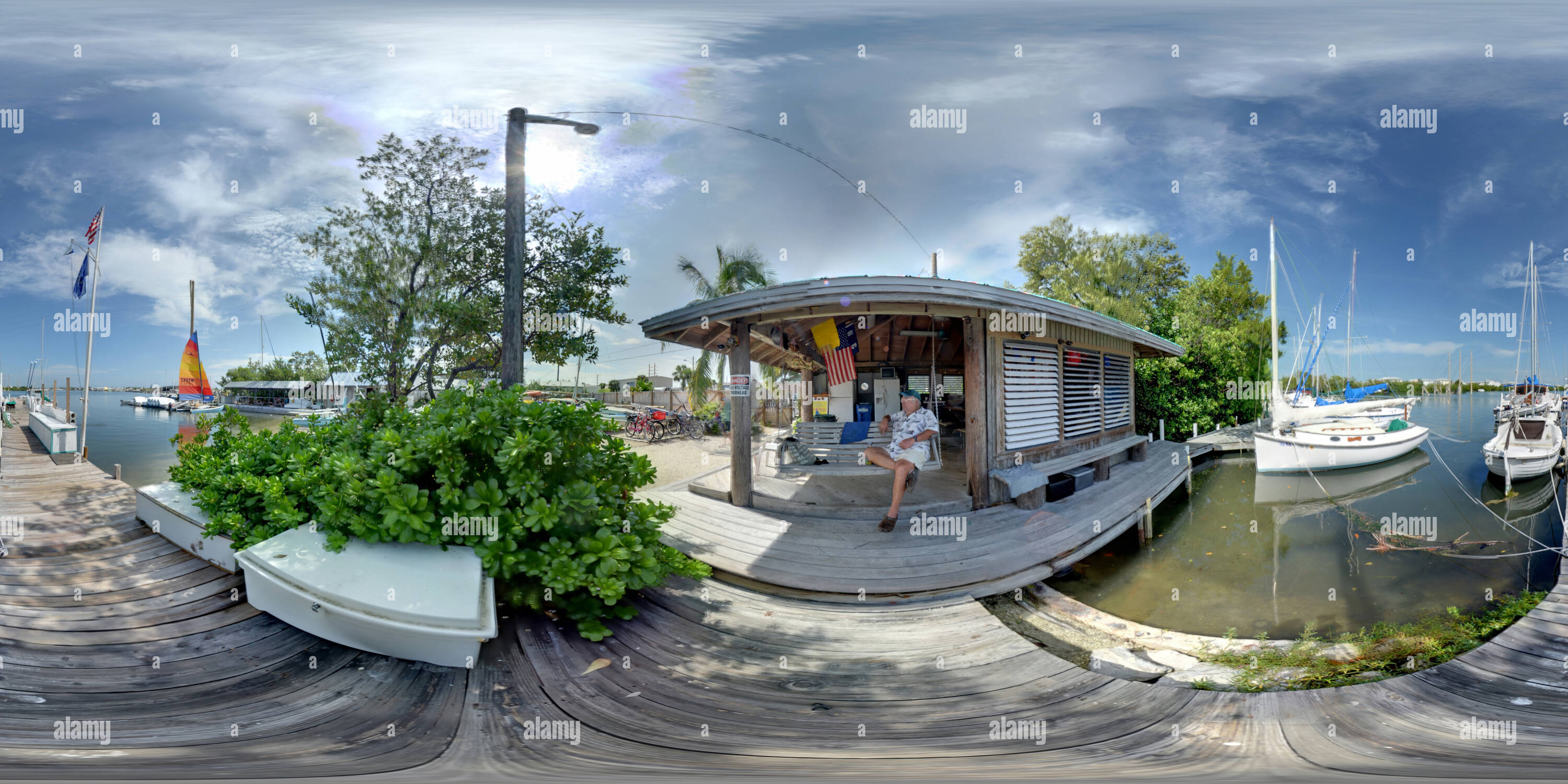 360° view of Key West Sailing Club with Walt Alamy