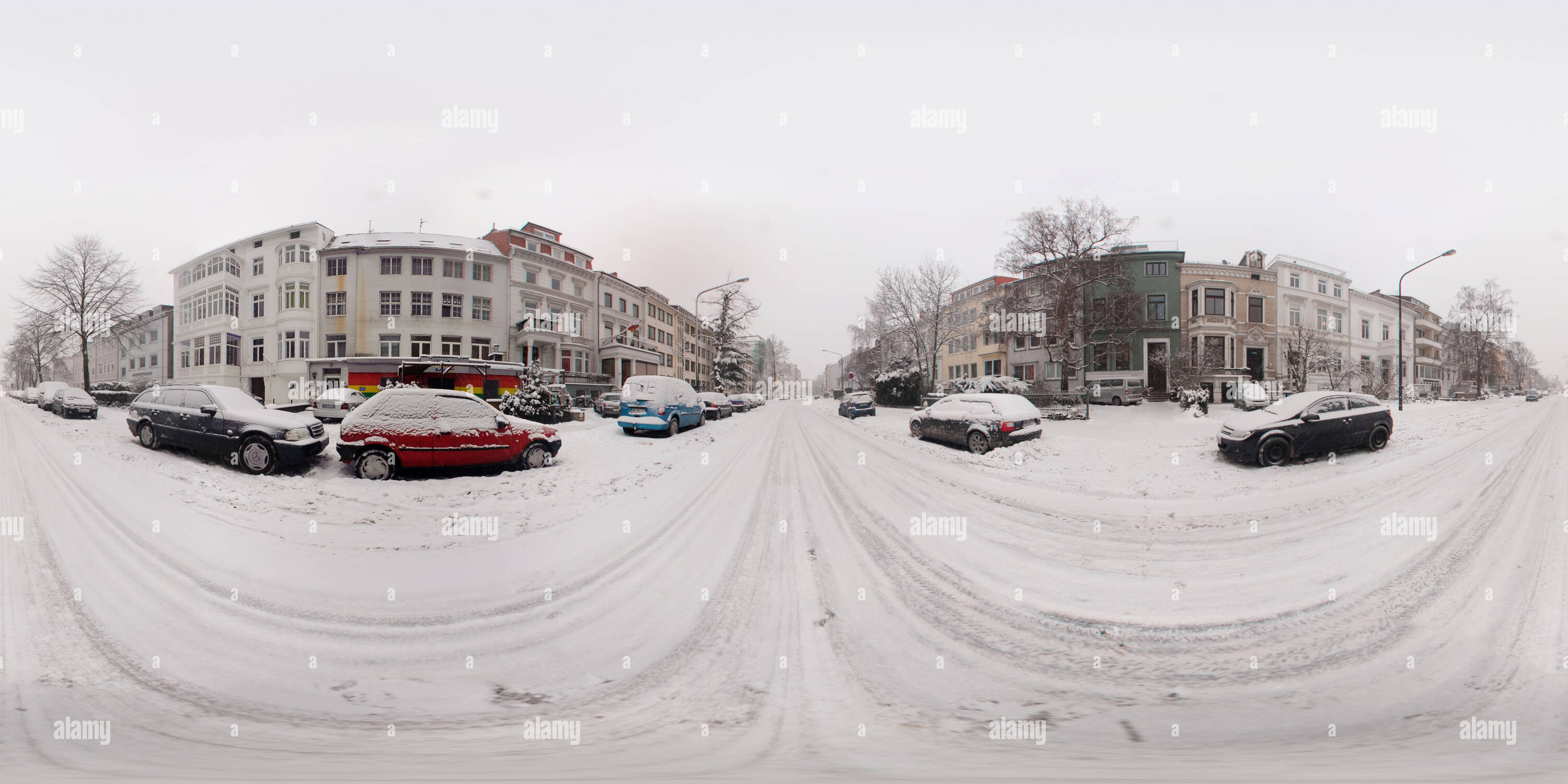 360° view of Winter in Bremen Alamy