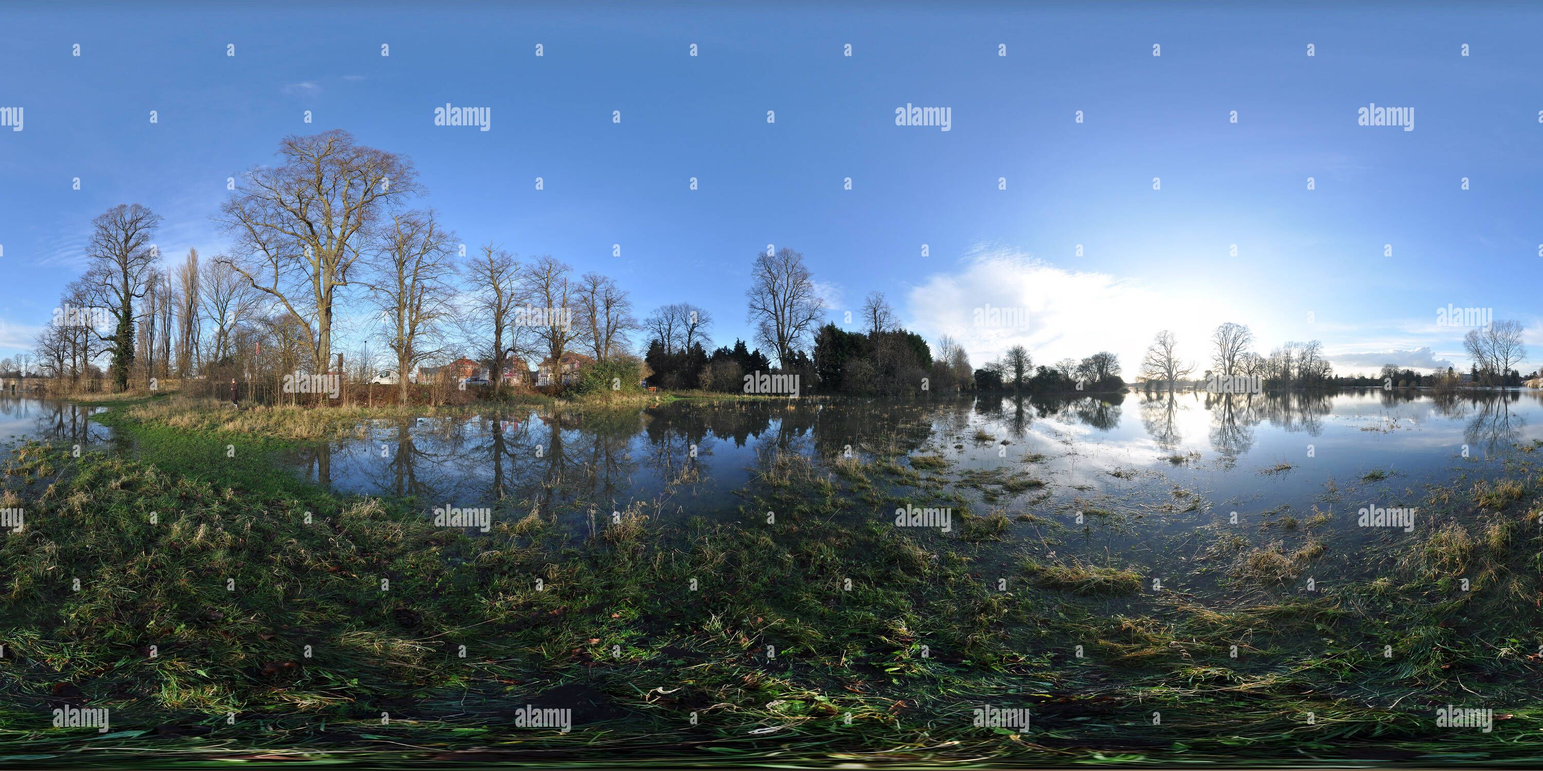 360° view of Crowmarsh Gifford Alamy