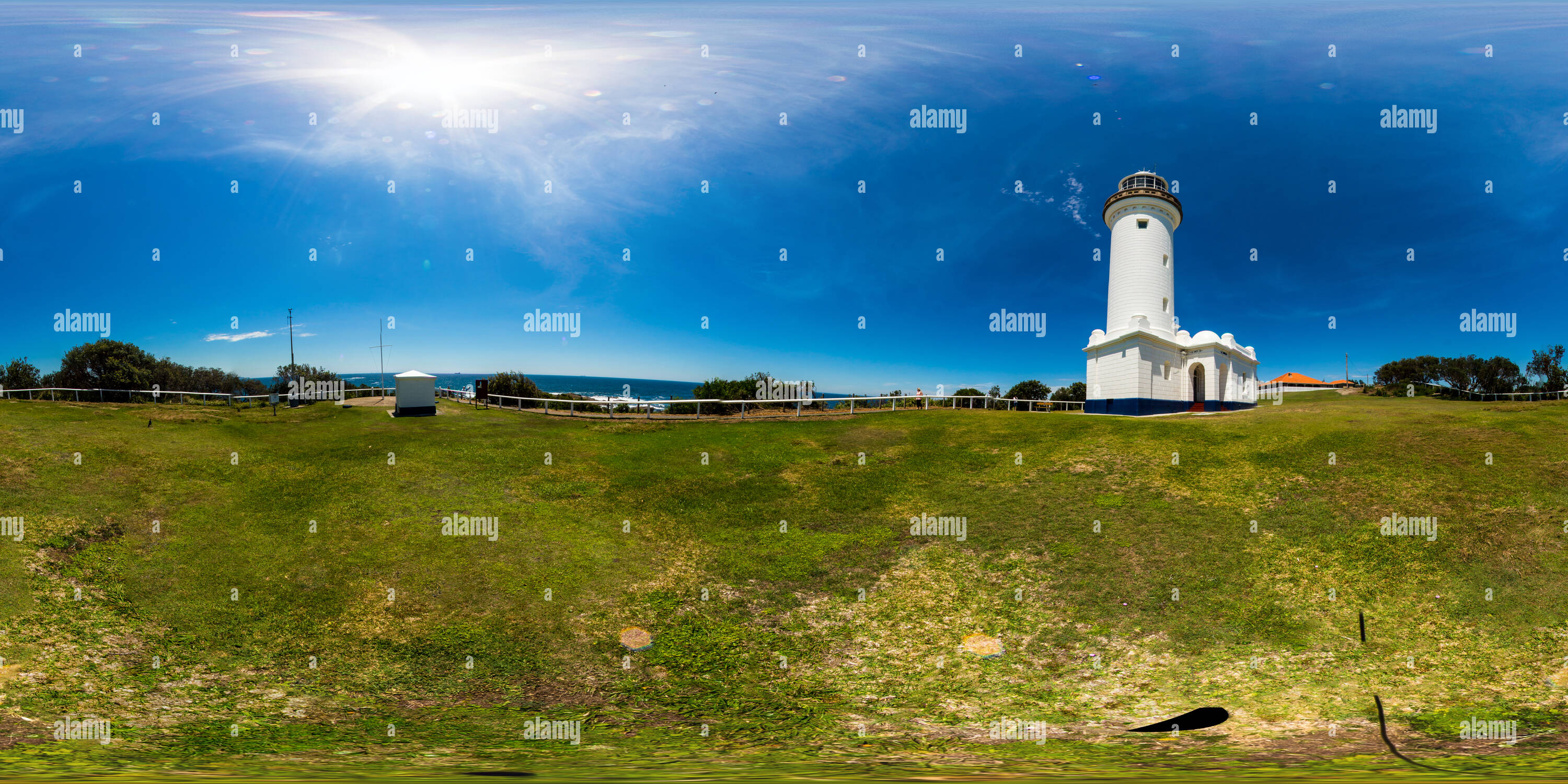 360° view of norah head light house Alamy