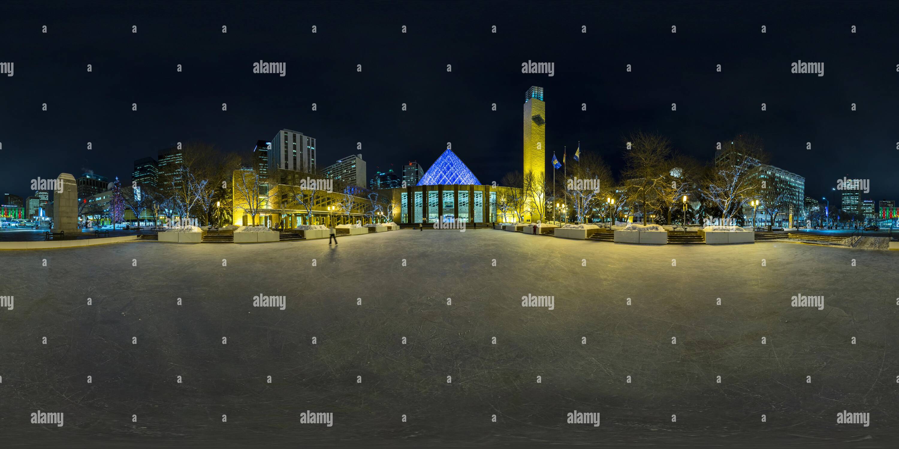 360° View Of Edmonton City Hall - Alamy