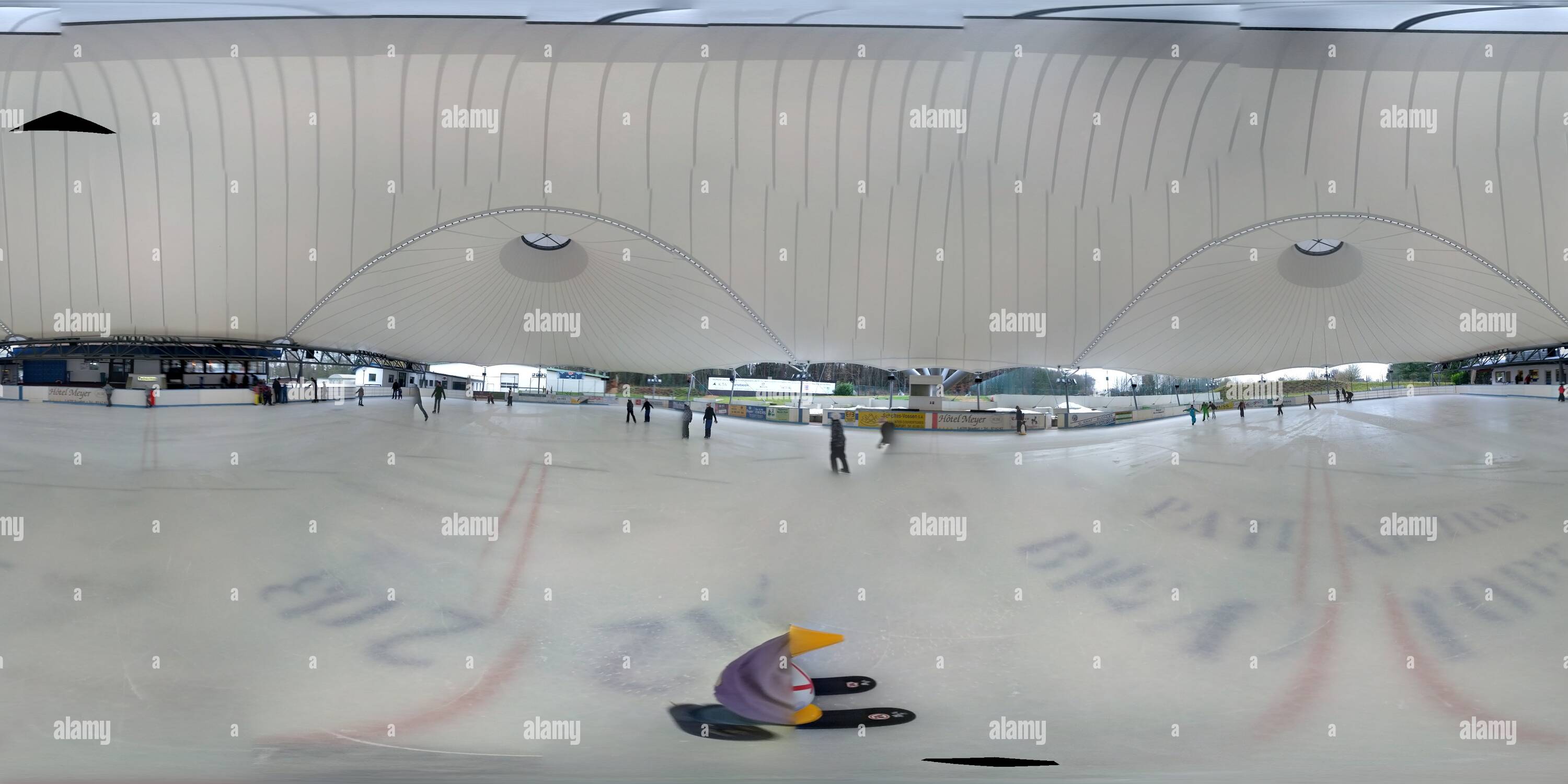 360° view of Ice Skating Rink in Beaufort Alamy