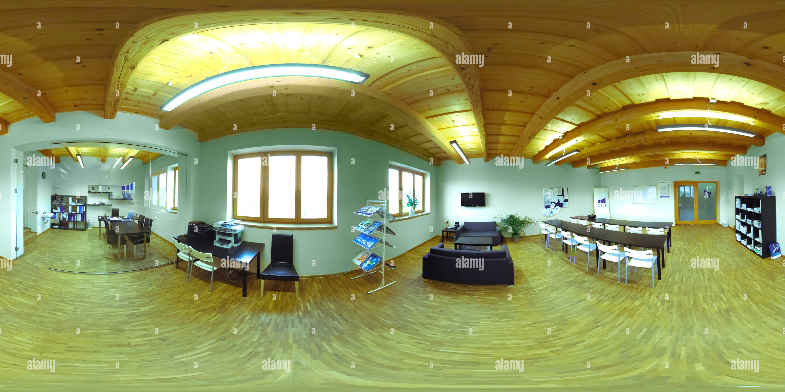 360 degree panoramic view of OVB Hranice office