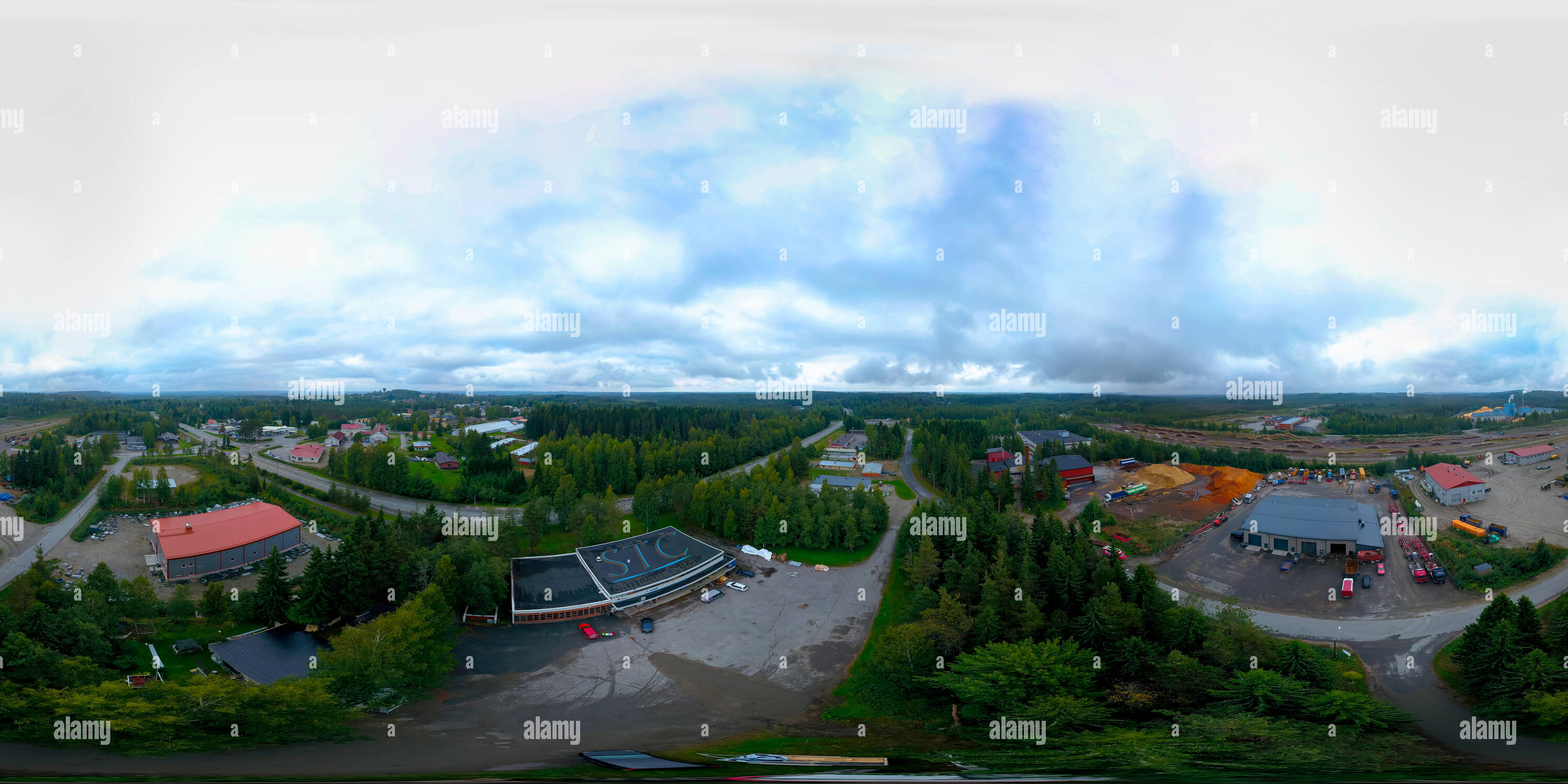 360 degree panoramic view of Valmakauppa Ilomantsi