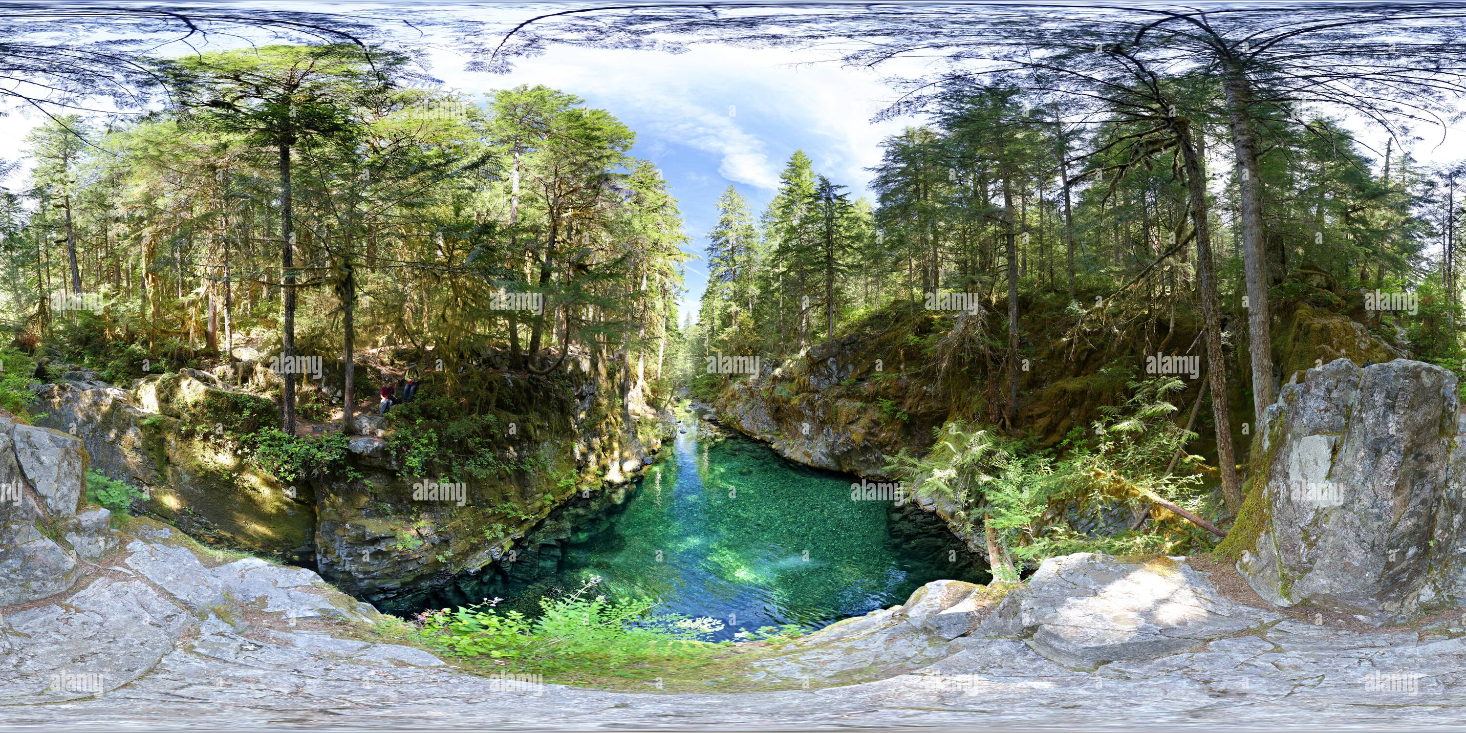 360 degree panoramic view of Opal Pool [3]