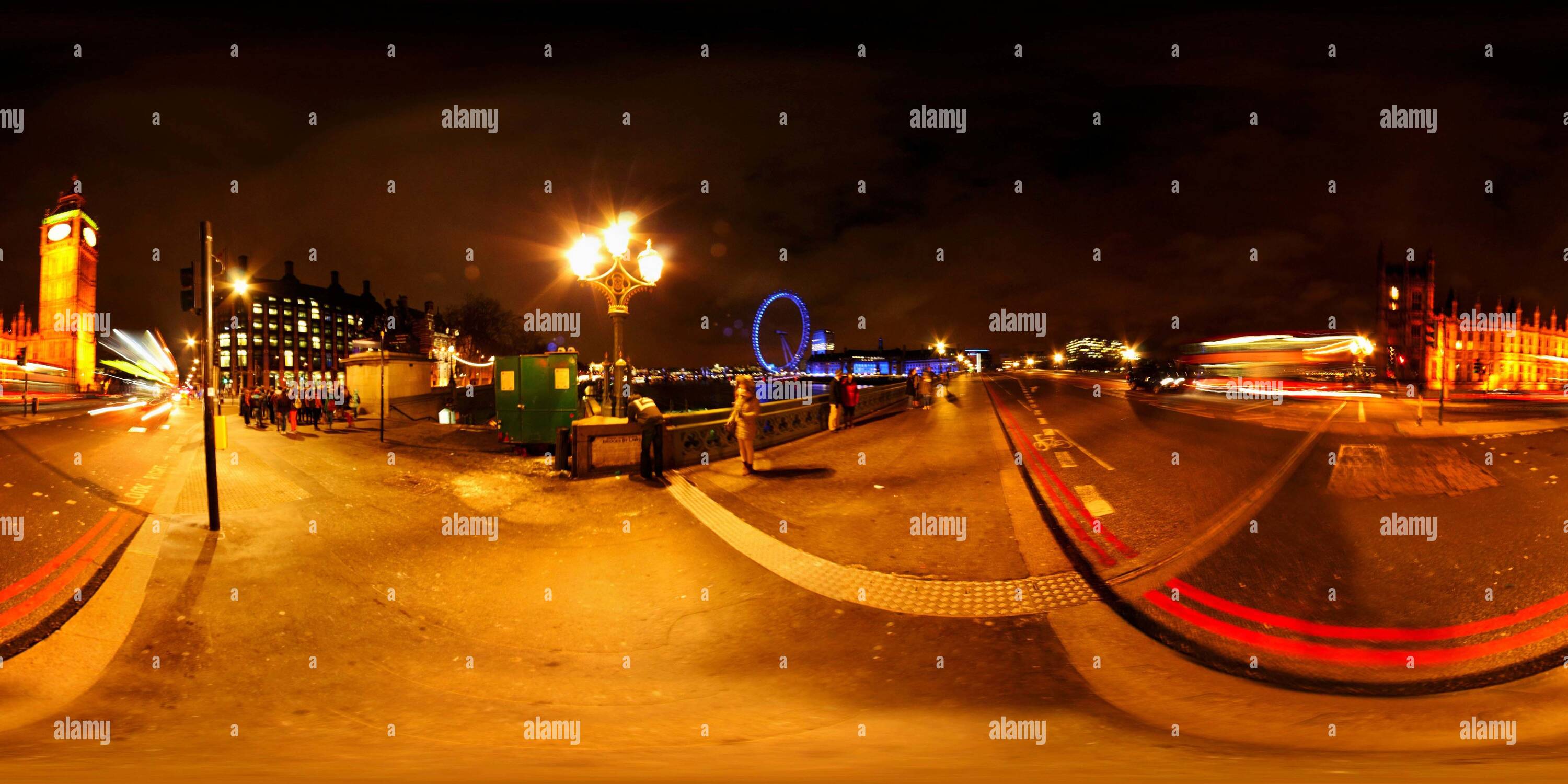 360° View Of Big Ben At Night London Alamy 