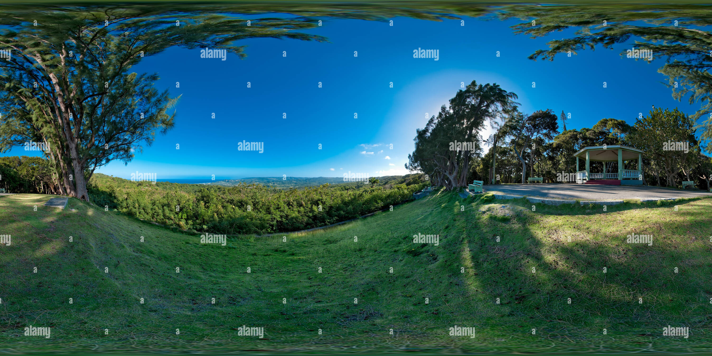 360° view of Farley Hill Park view Alamy