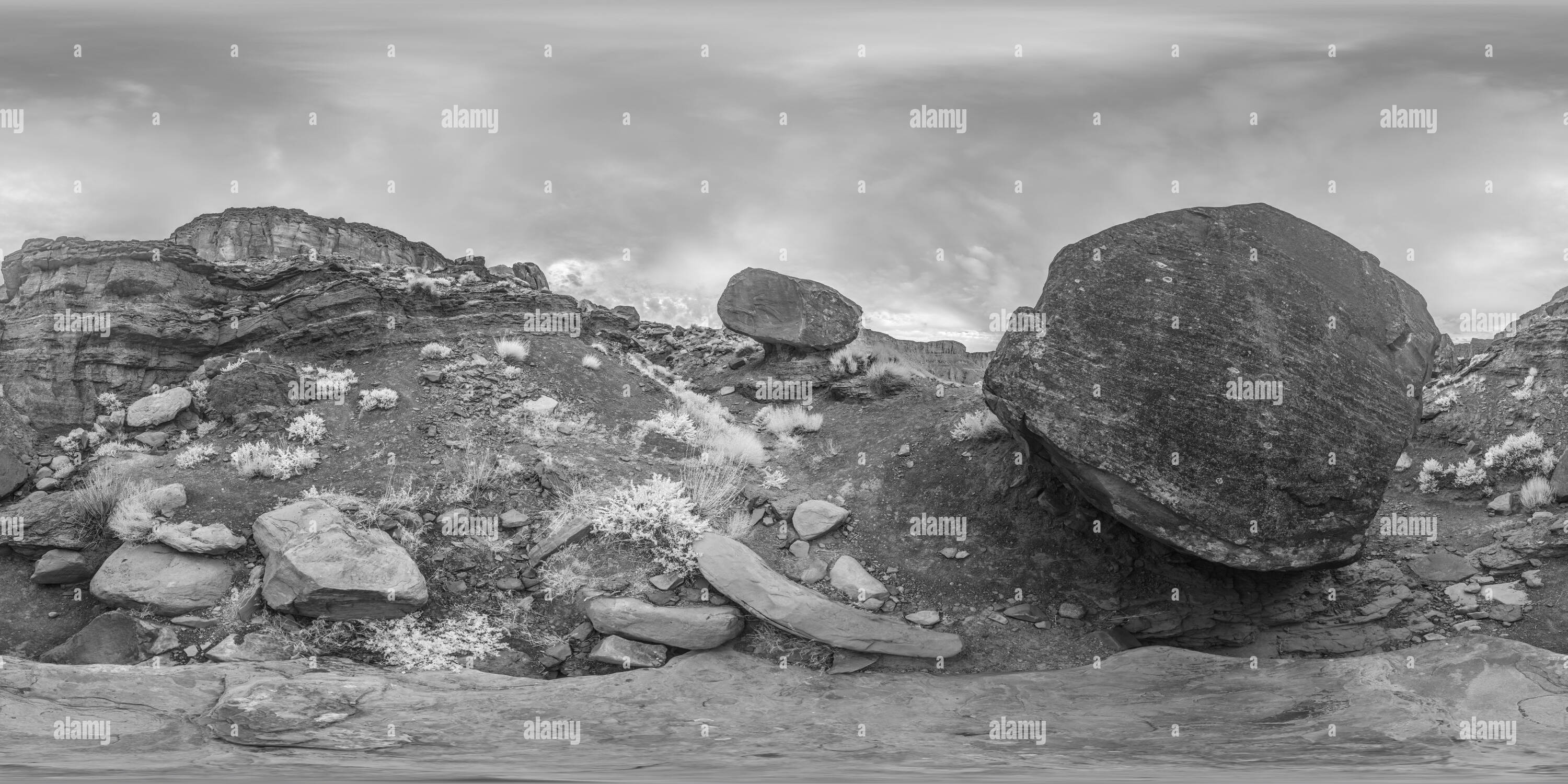 360-view-of-big-bend-bouldering-area-infrared-alamy