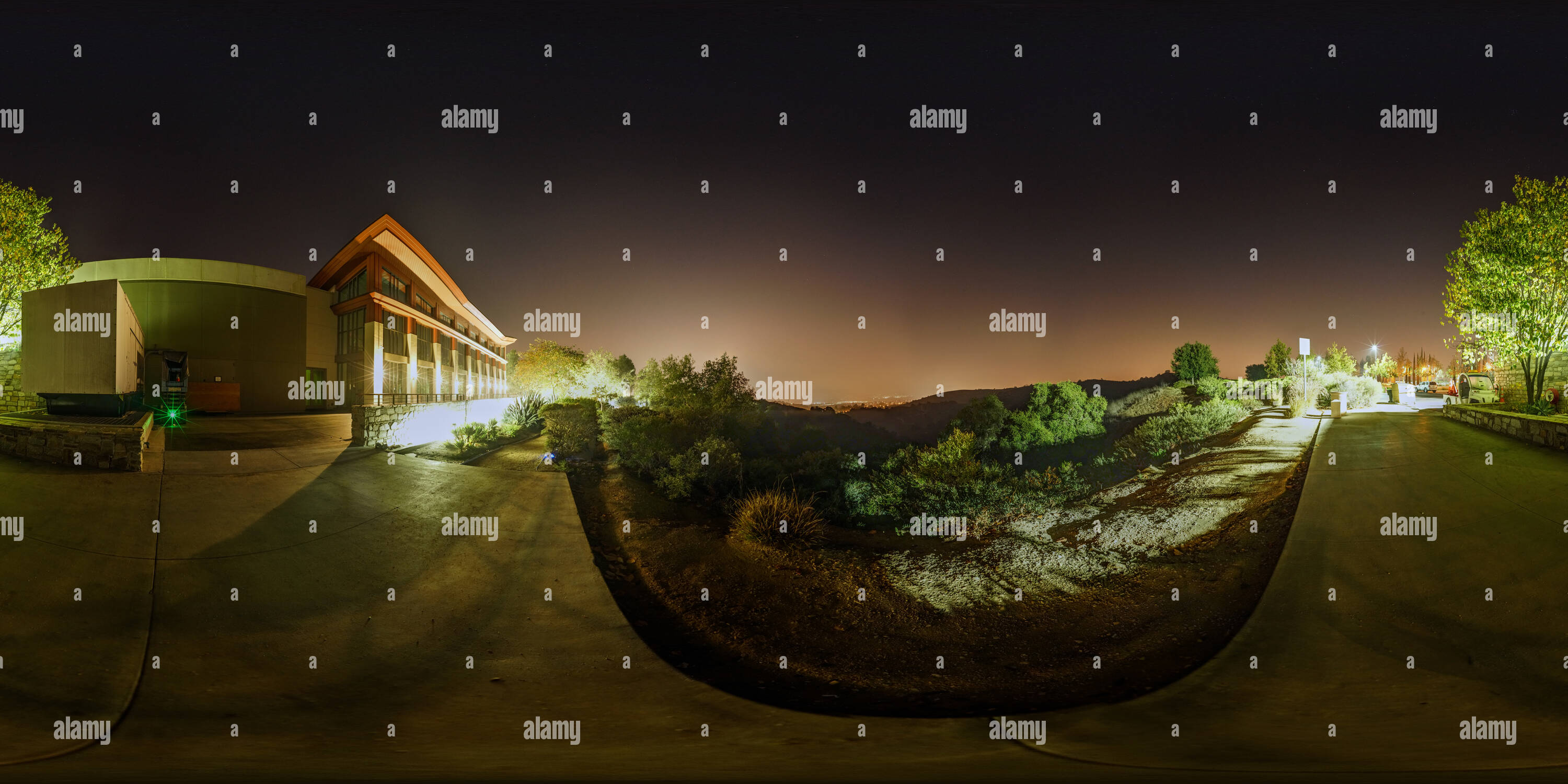 360° view of Diamond Bar Center at Night - Alamy