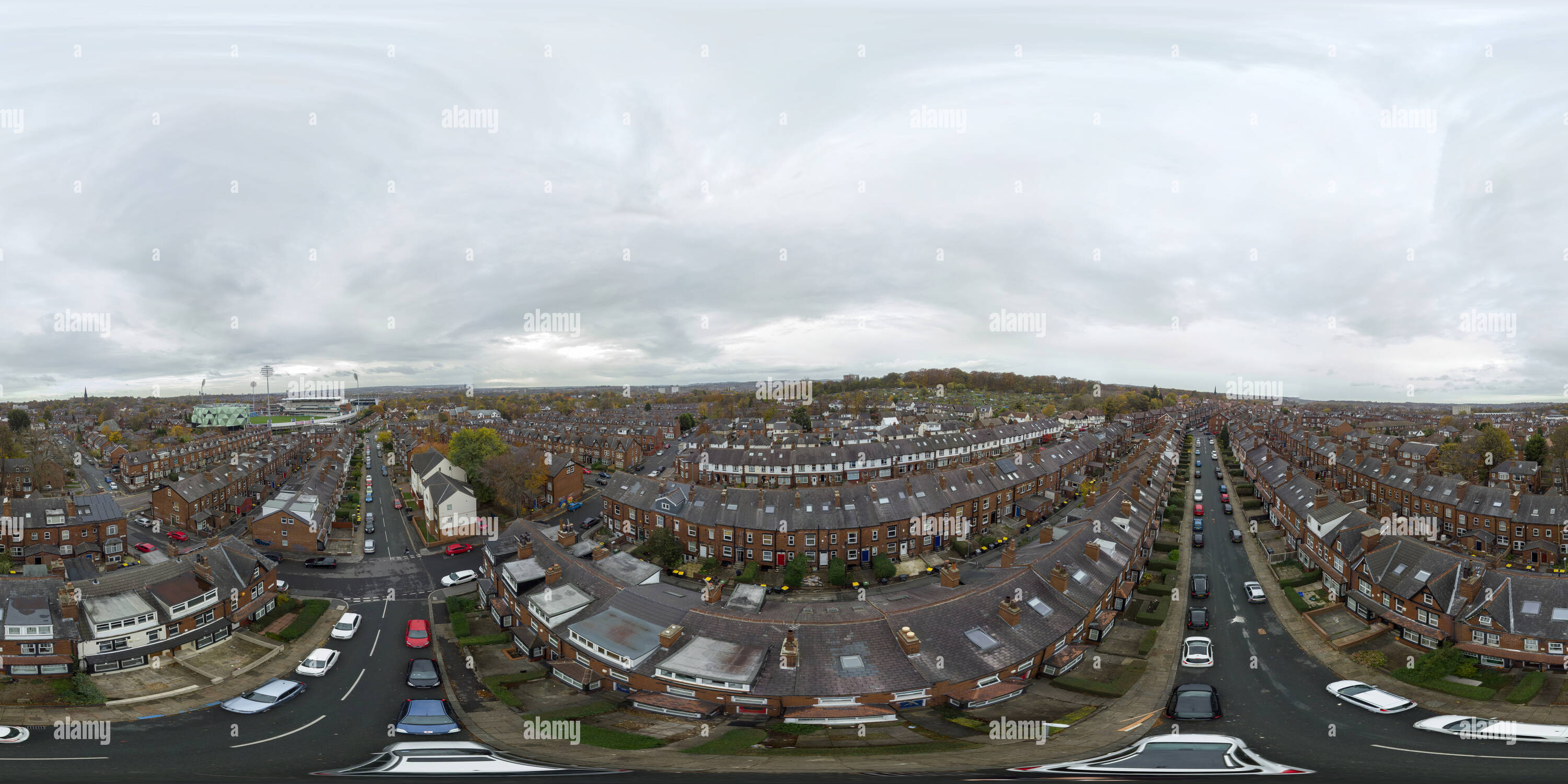360° view of Aerial photo taken in Headingley Leeds Alamy