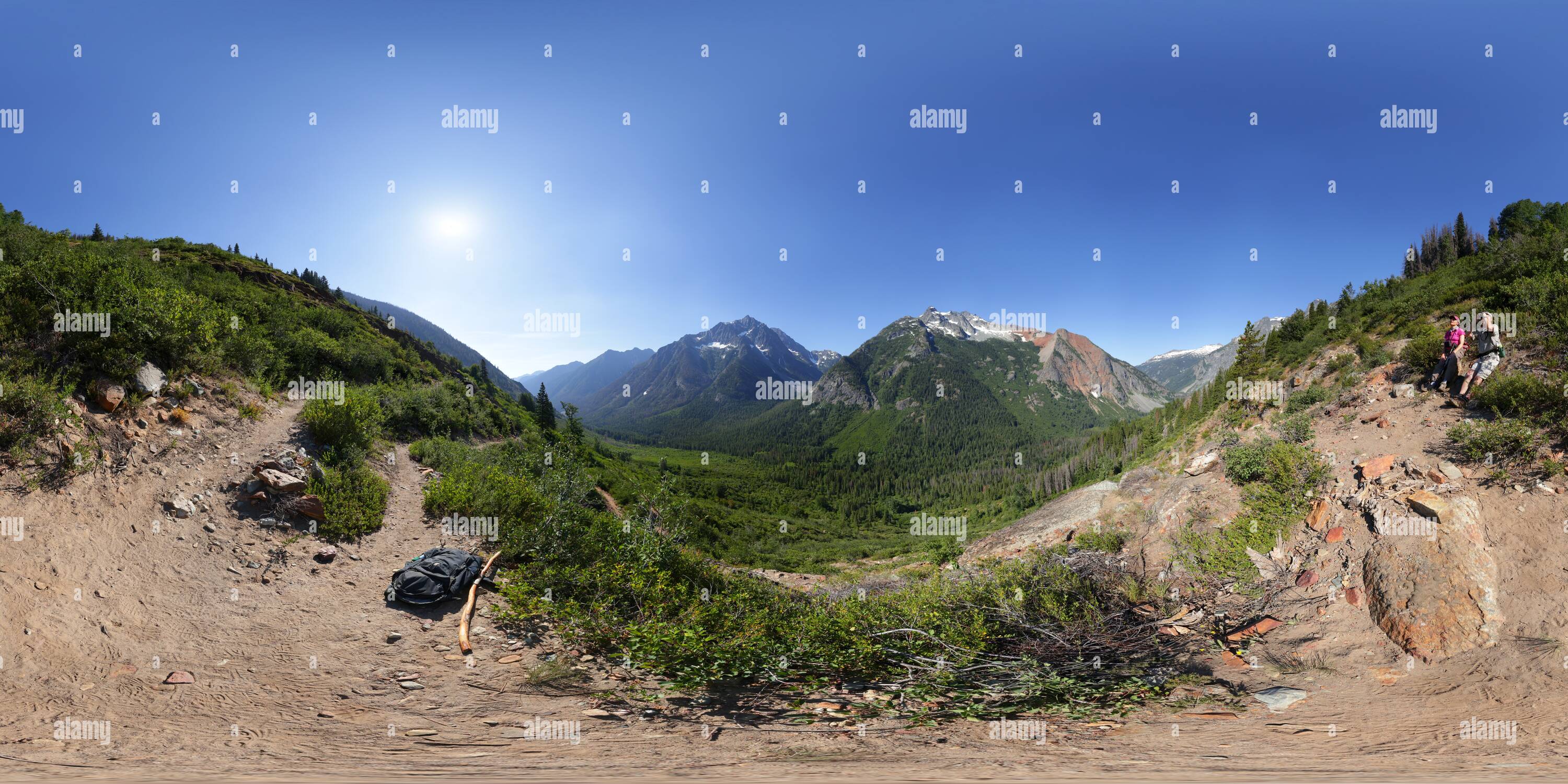 360 degree panoramic view of Railroad Creek valley [2]