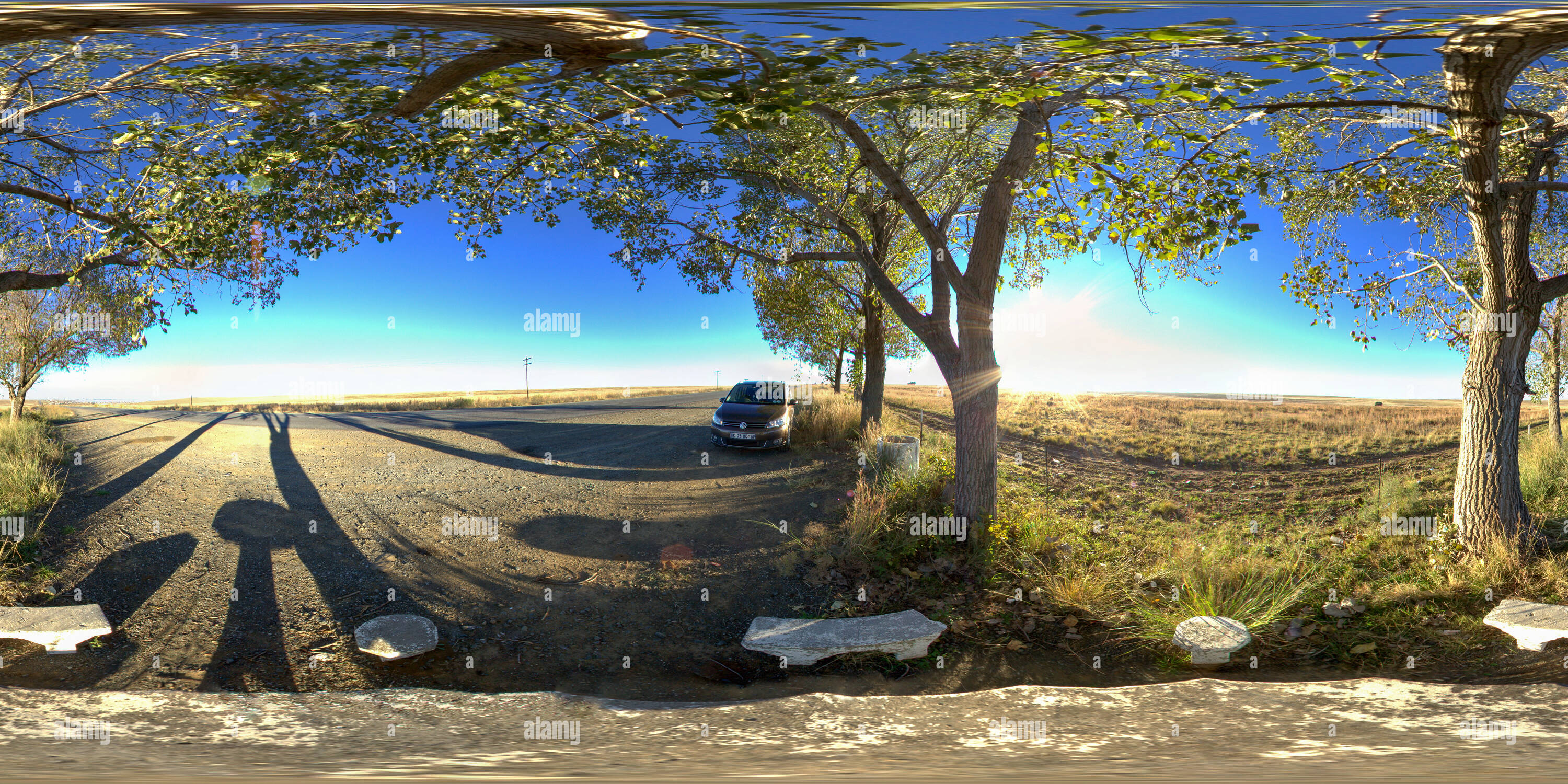 360 degree panoramic view of Taking an Early morning break
