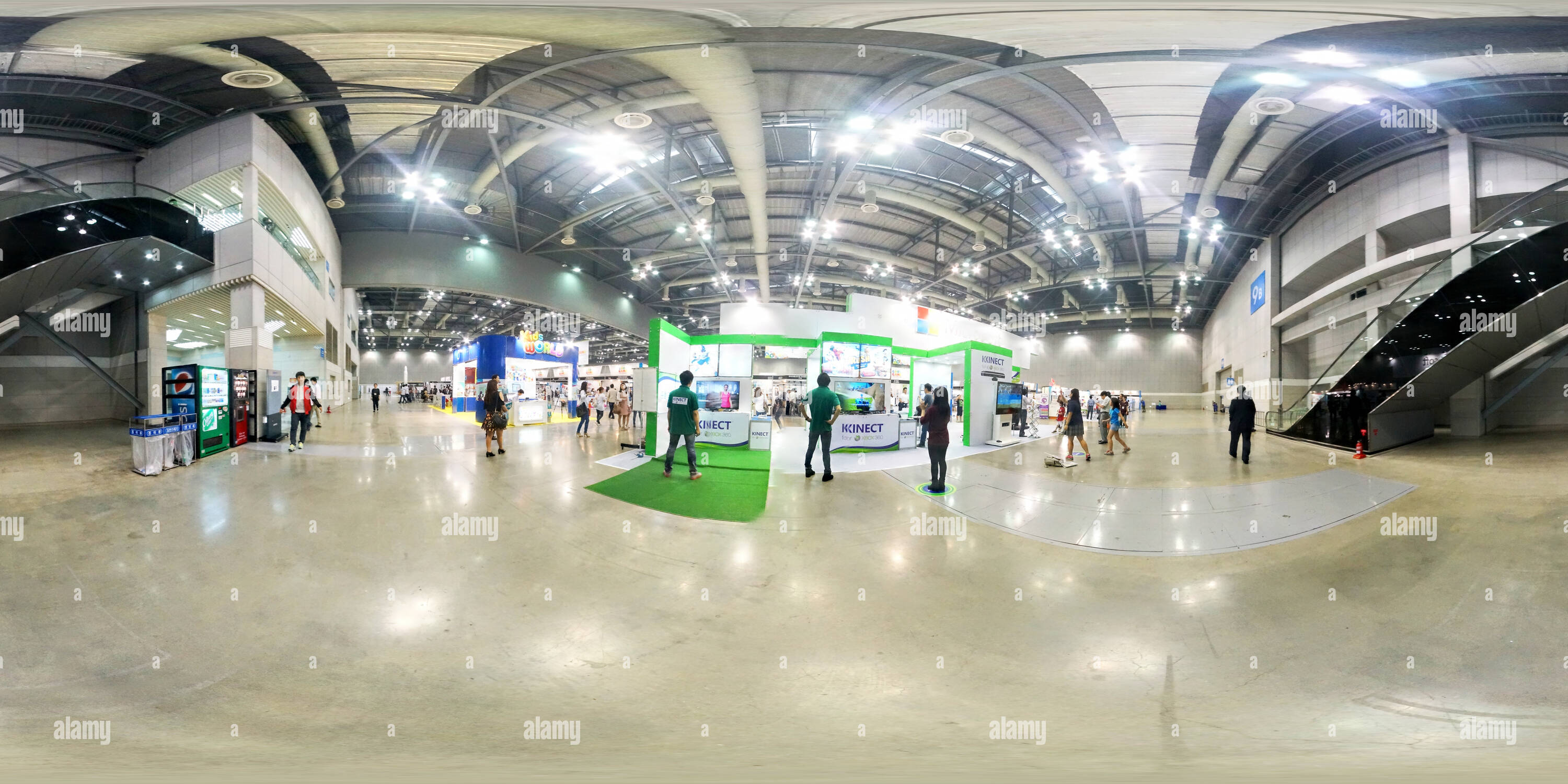 360 View Of Good Game Show Korea 13 Kintex Micsrosoft Kinect Alamy