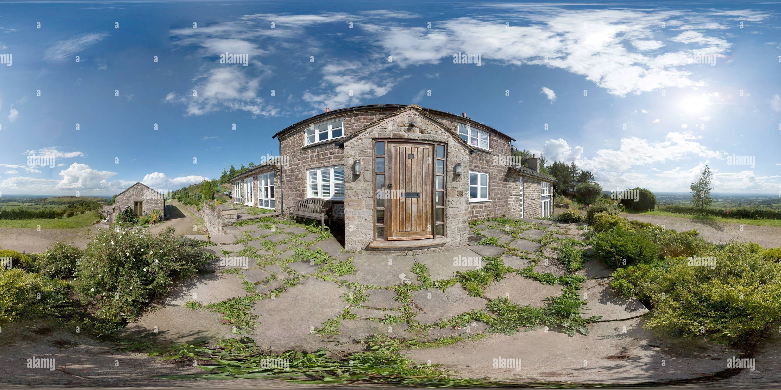360° view of Upton Fold Farm by David Hedges Alamy