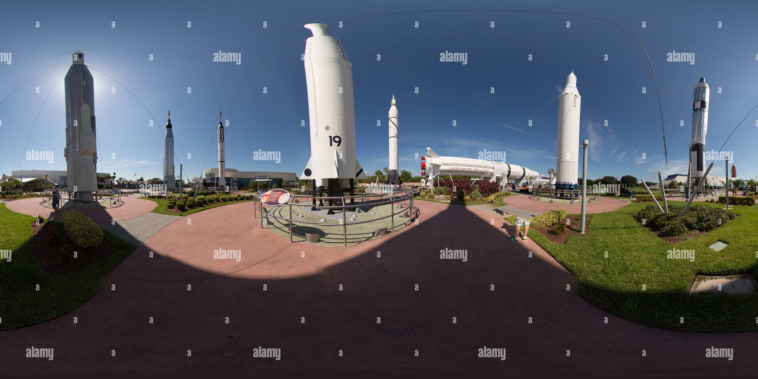 360° view of KSC Rocket Garden - Alamy