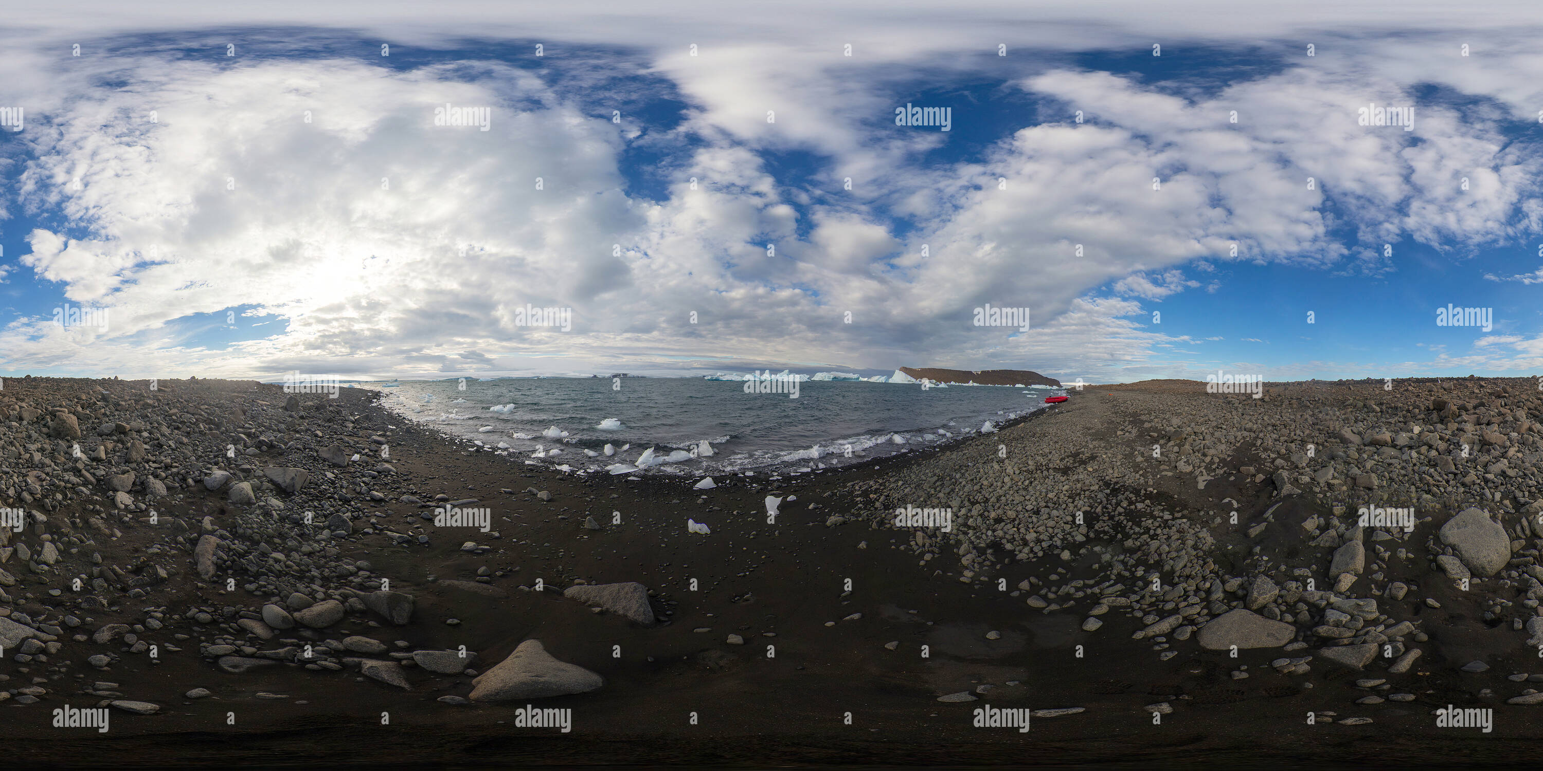 360° View Of Houen Island Franz Josef Land Alamy