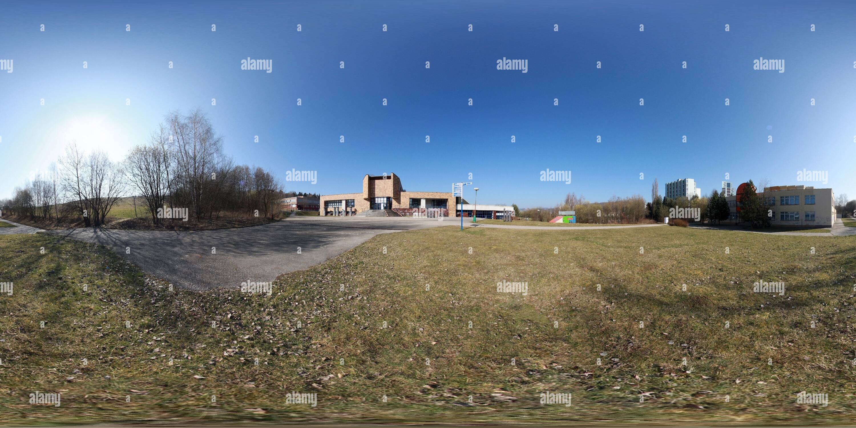 360-view-of-school-canteen-alamy