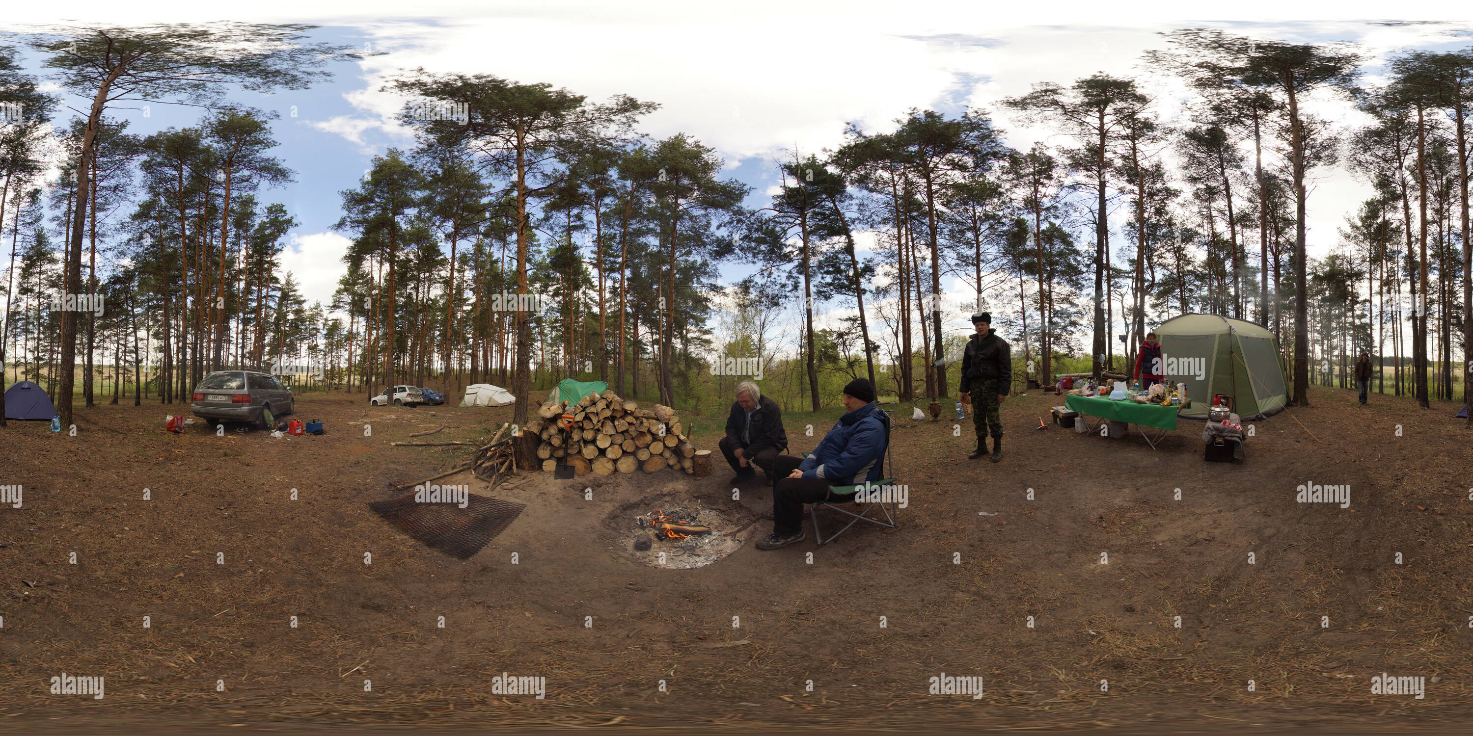 360° view of Near Kirzhach river 2 Alamy