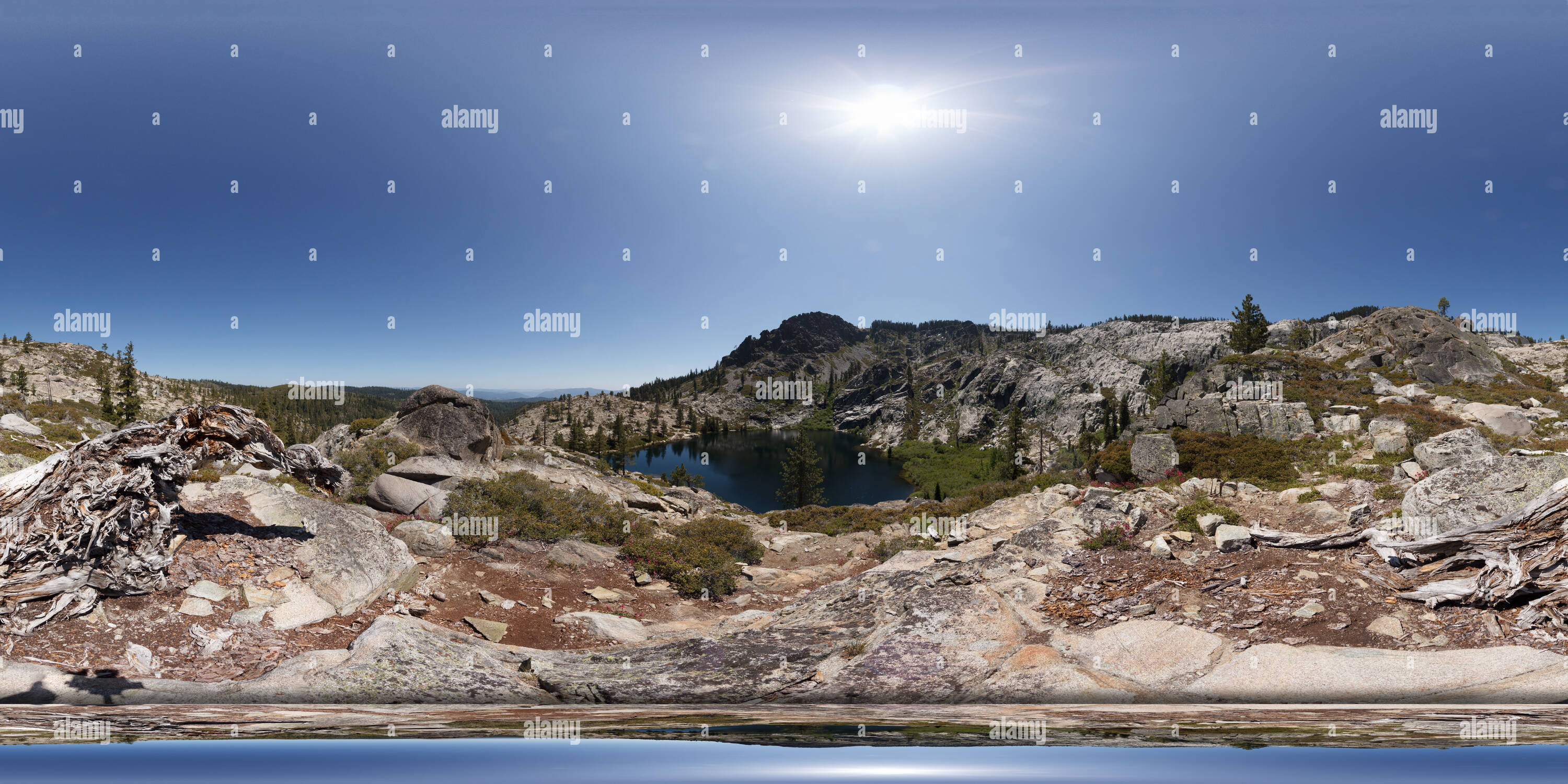 360° view of Gold Lake, near Quincy, California - Alamy