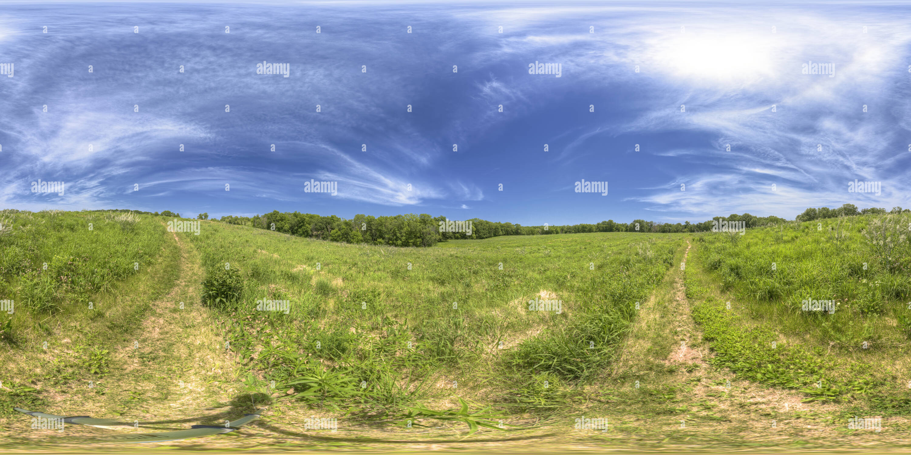 360° view of Ice Age Trail Table Bluff Segment Along the Trail Alamy