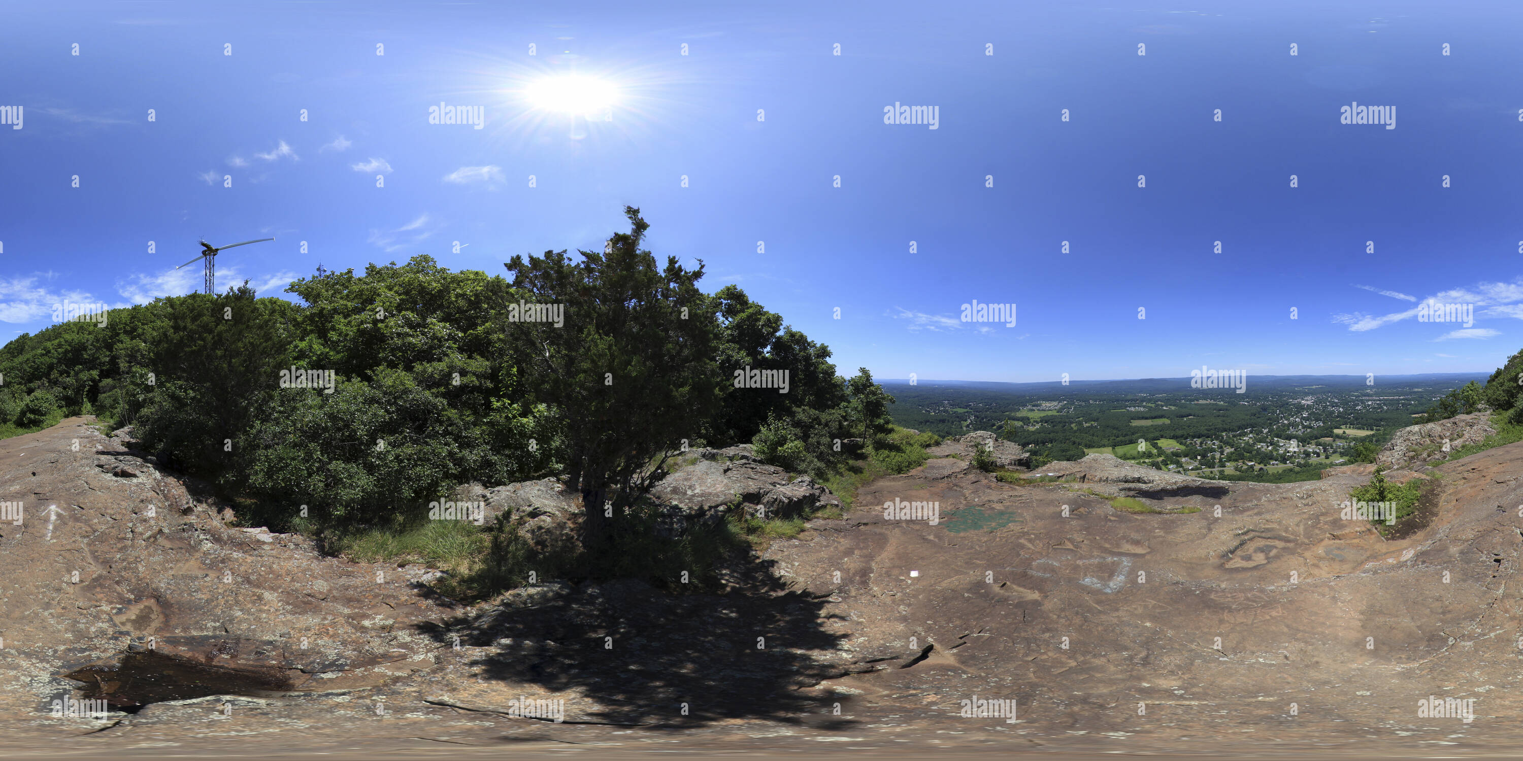 360° view of Mount Tom State Reservation Alamy