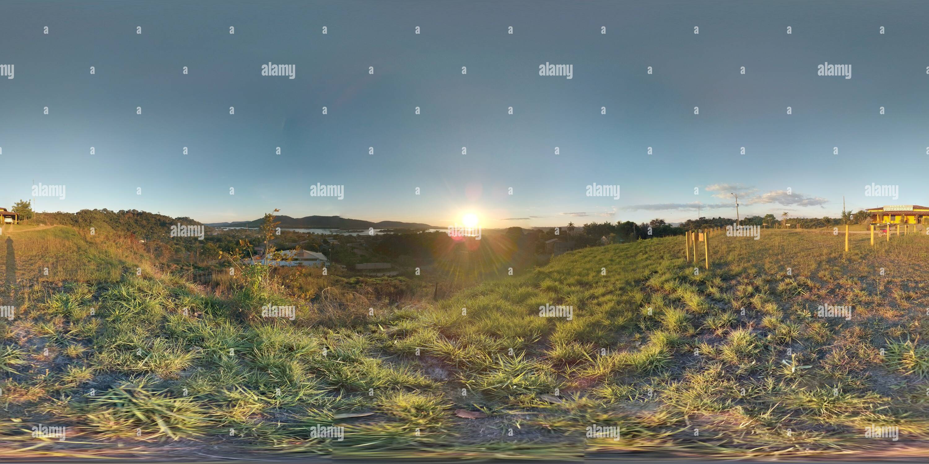 360° view of Por-do-sol Visão panorâmica em 360º graus - Alamy