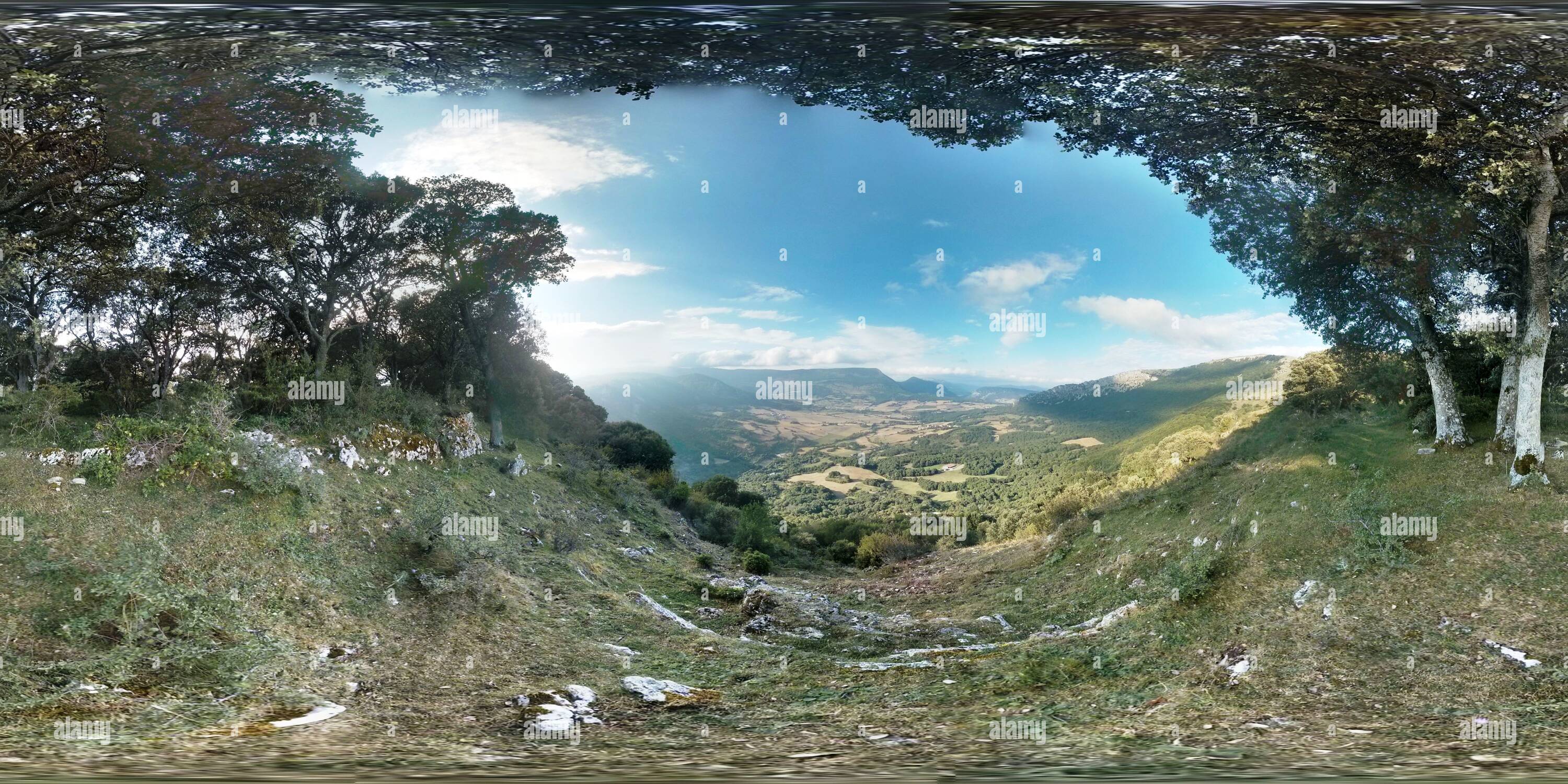 360° view of Valle de Ollo Alamy