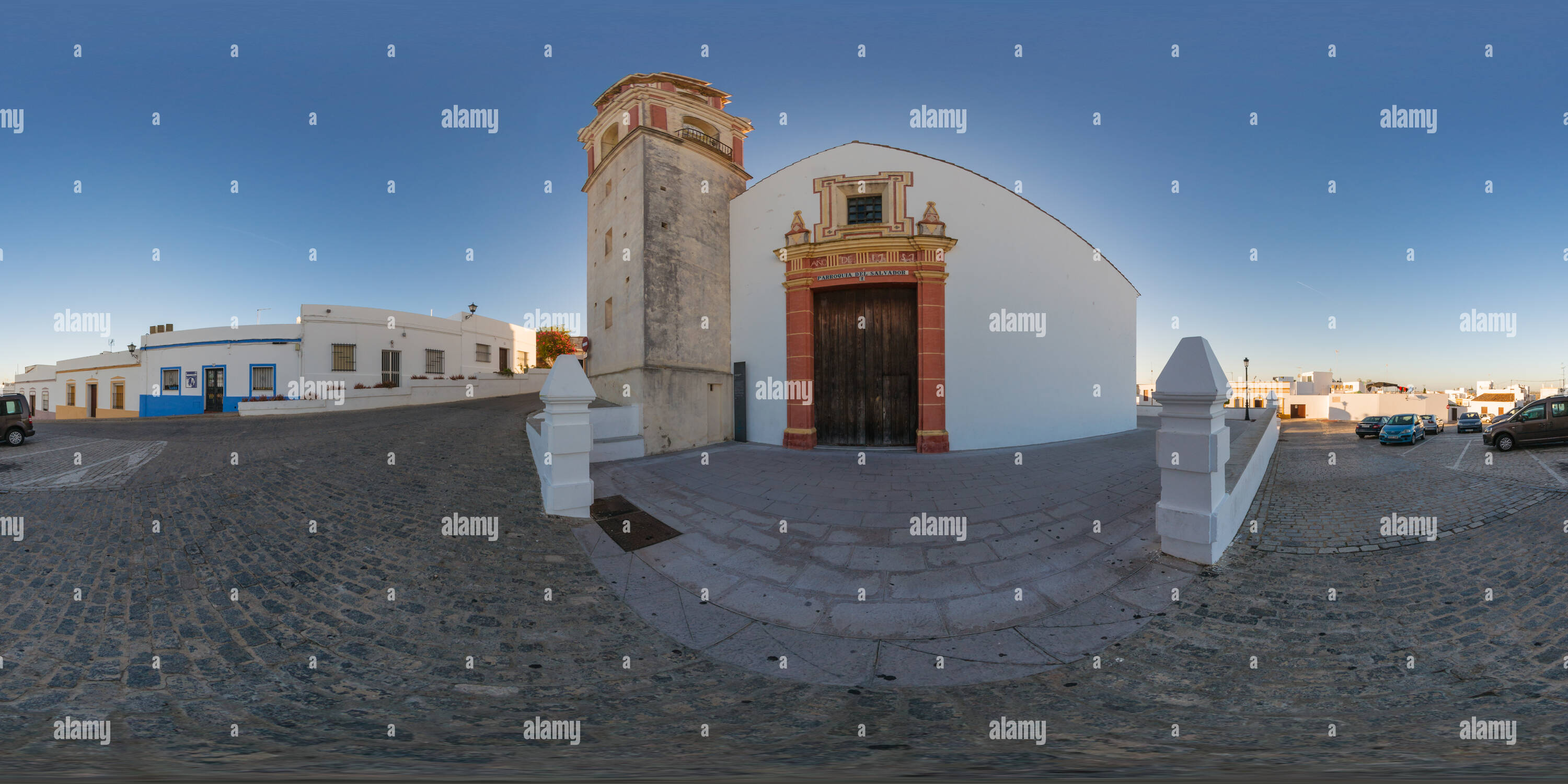 360° view of Iglesia del Salvador - Alamy