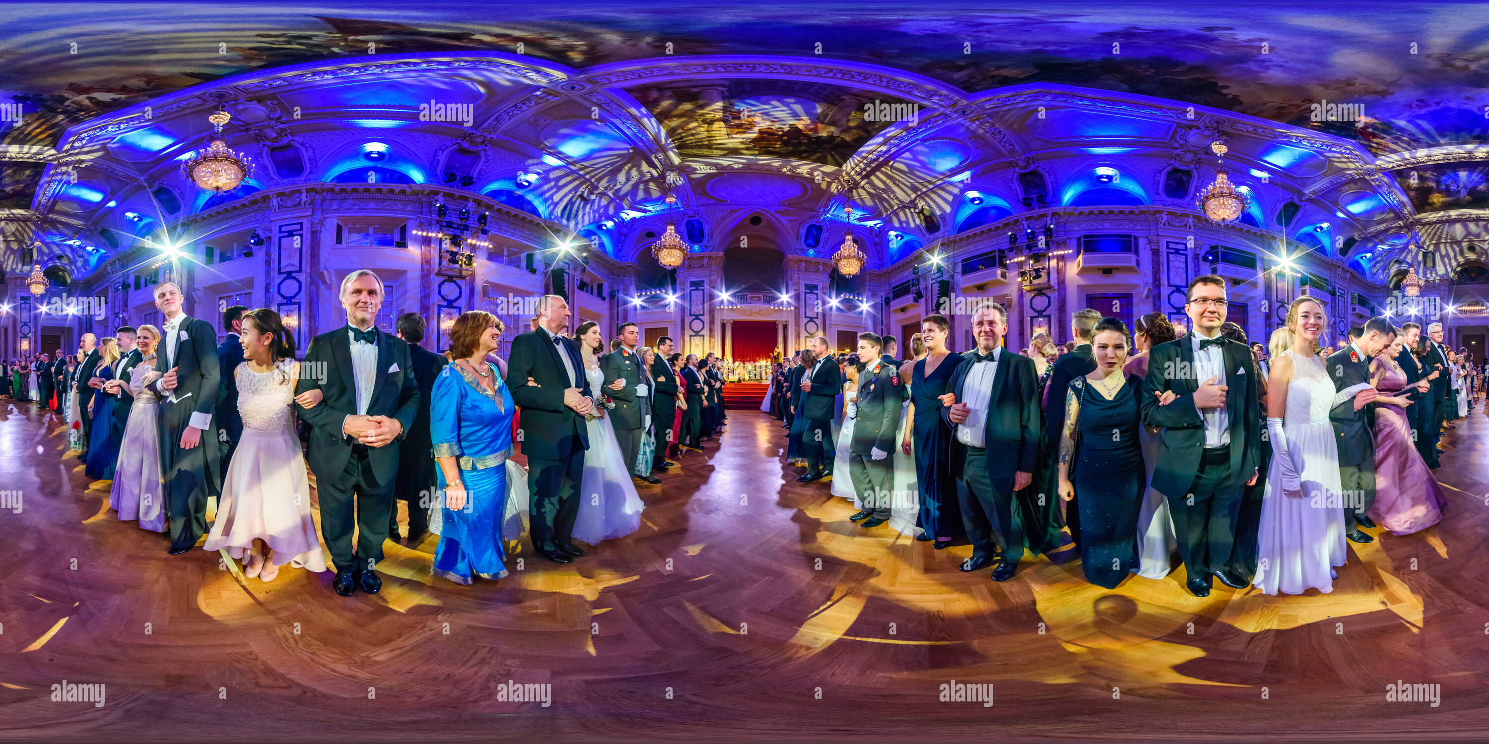 360° view of Quadrille in Hoffburg palace - Alamy