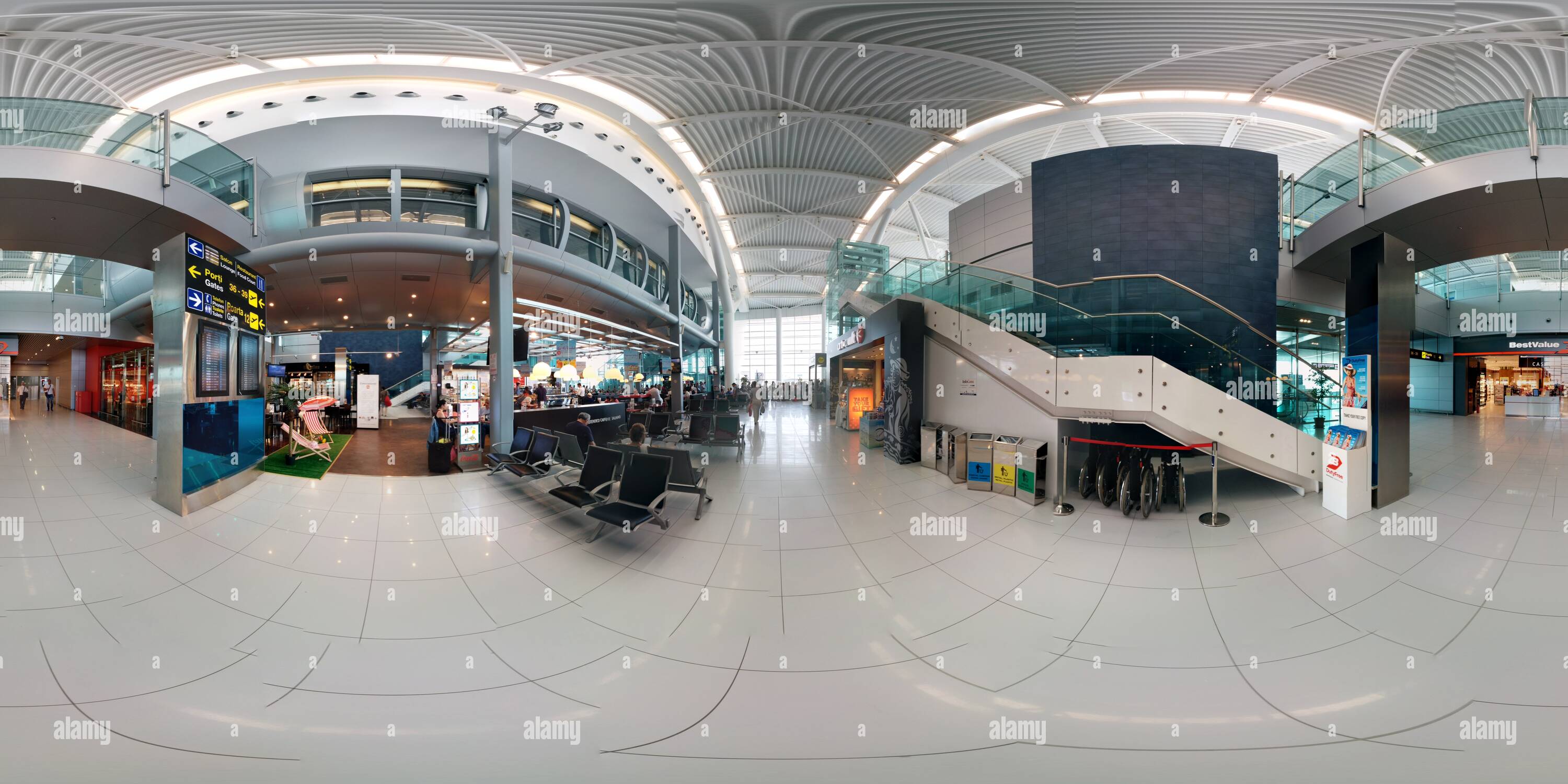 360° view of Henry Coandă Airport - Alamy