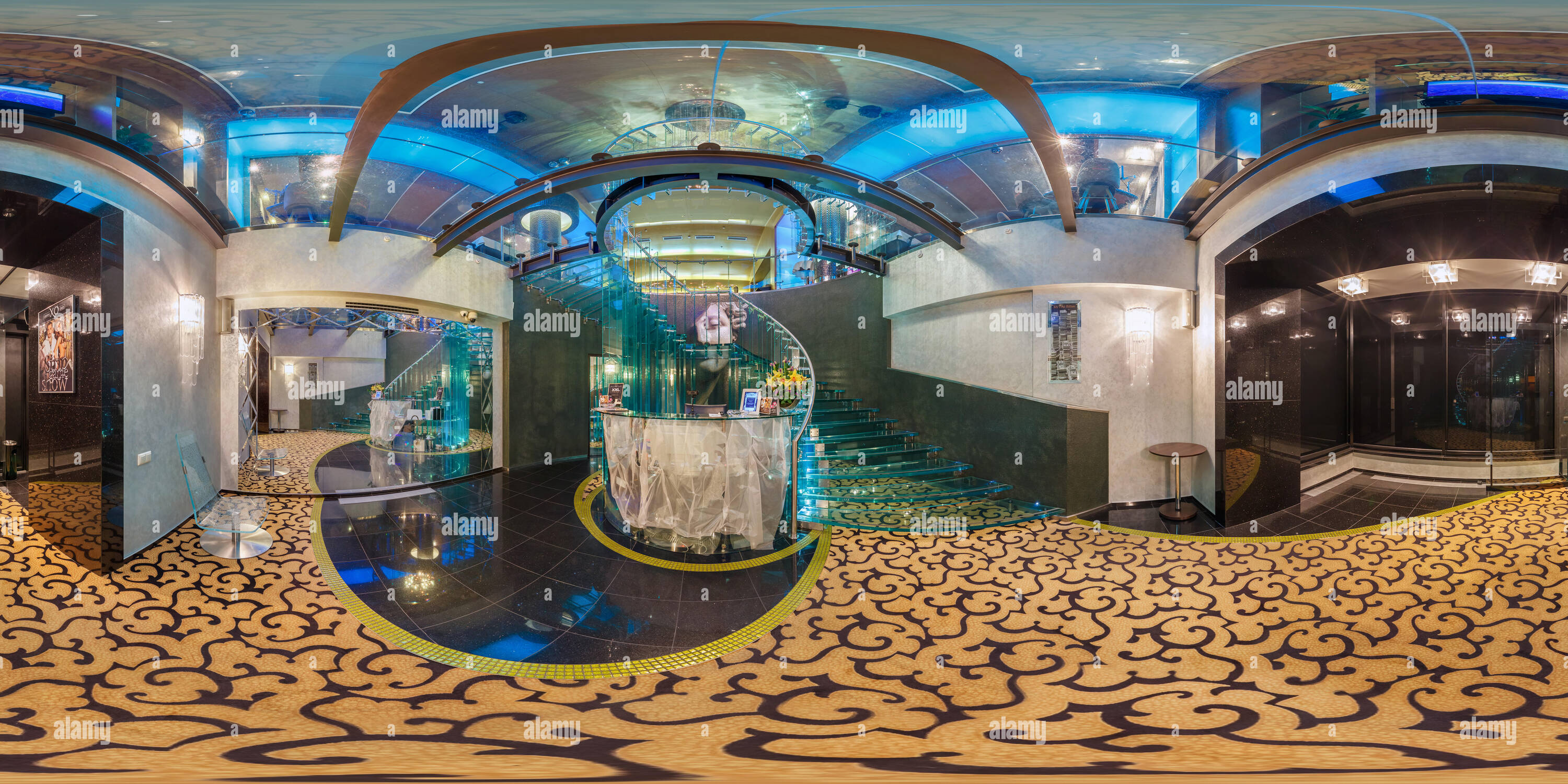 Las Vegas Usa, Maio De 2017 : Visão Panorâmica Completa E Contínua Do Hdria  Panorama, Com ângulo De 360 Graus, No Cassino De Luxo Foto de Stock  Editorial - Imagem de piscina, interior: 174909953