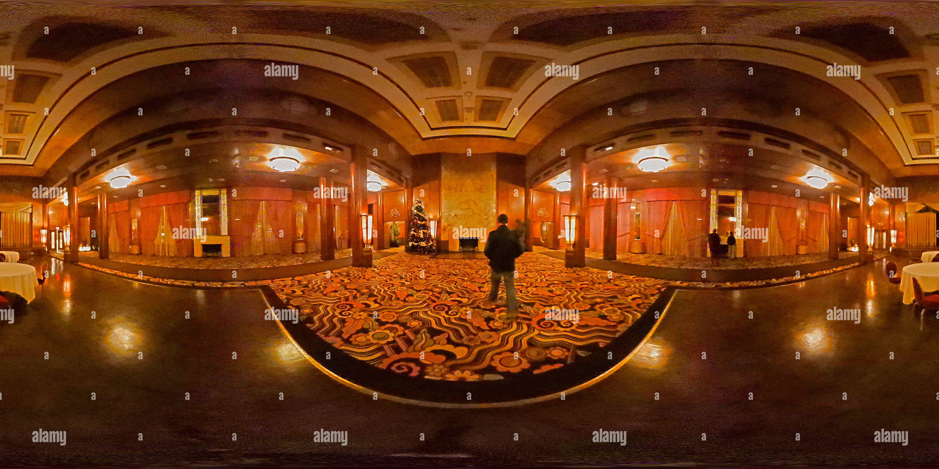 360° View Of Queen Mary Ballroom Long Beach California Alamy 1075