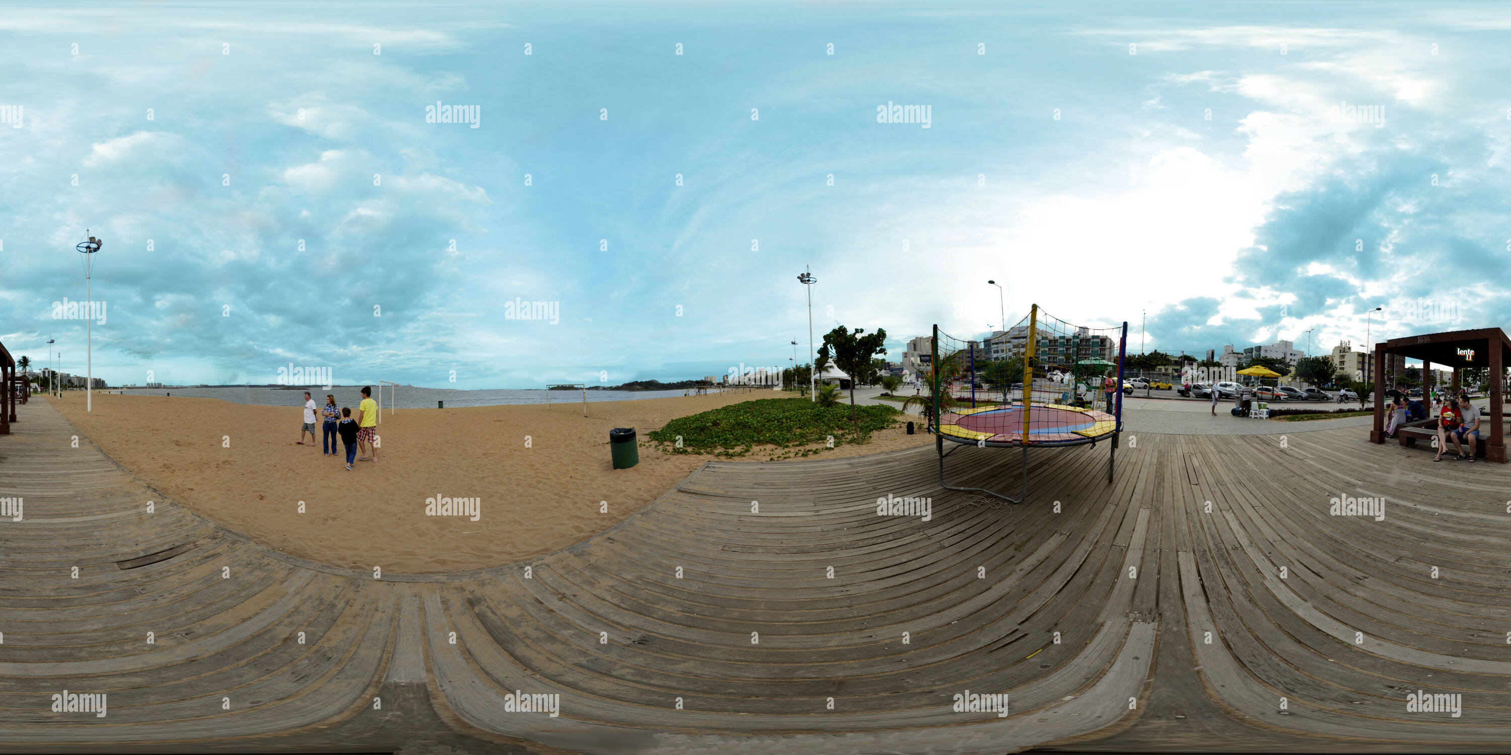 360° view of Camburi Beach - Alamy