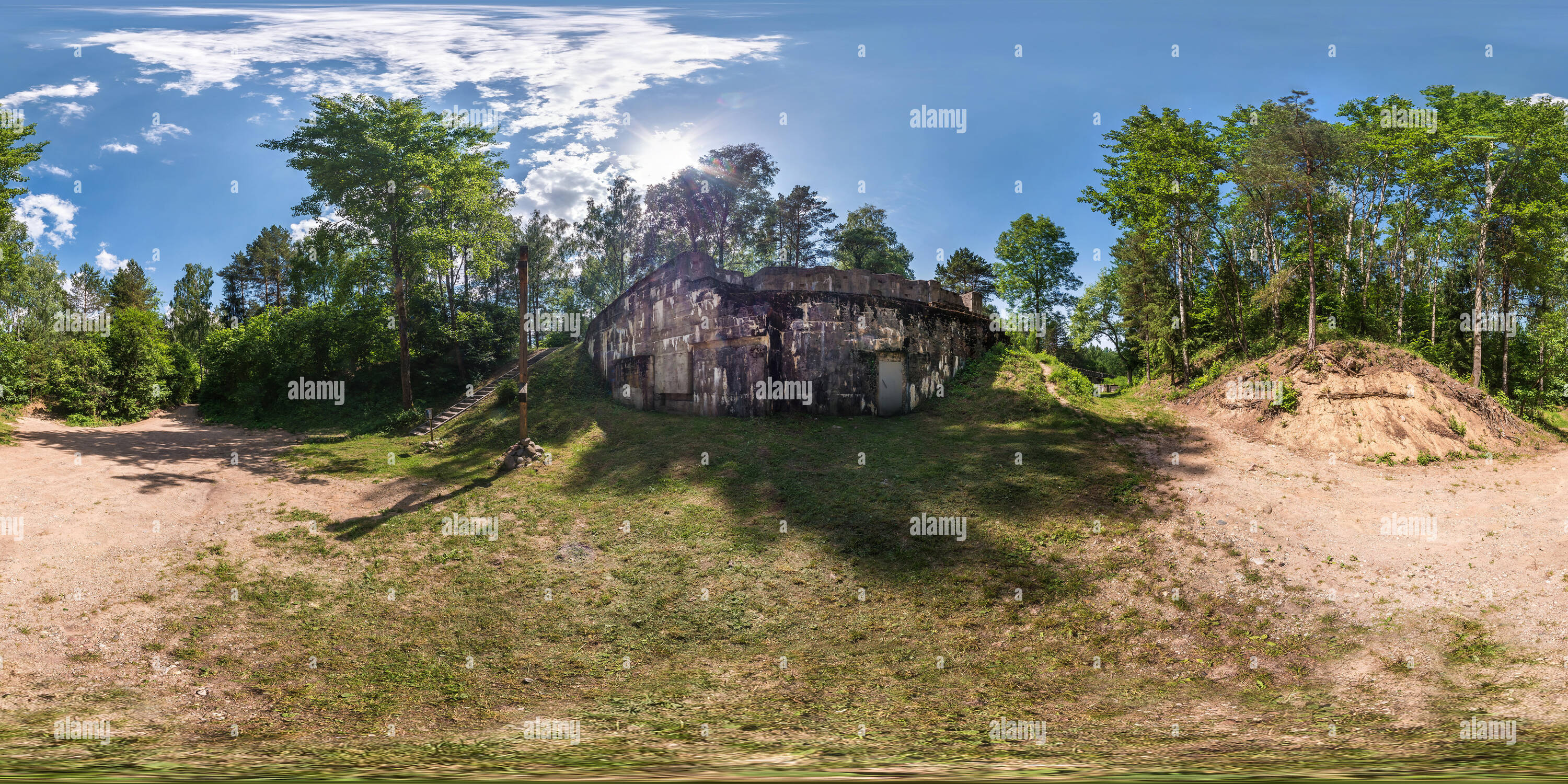 360° view of Full seamless 360 degrees angle view panorama on the ...