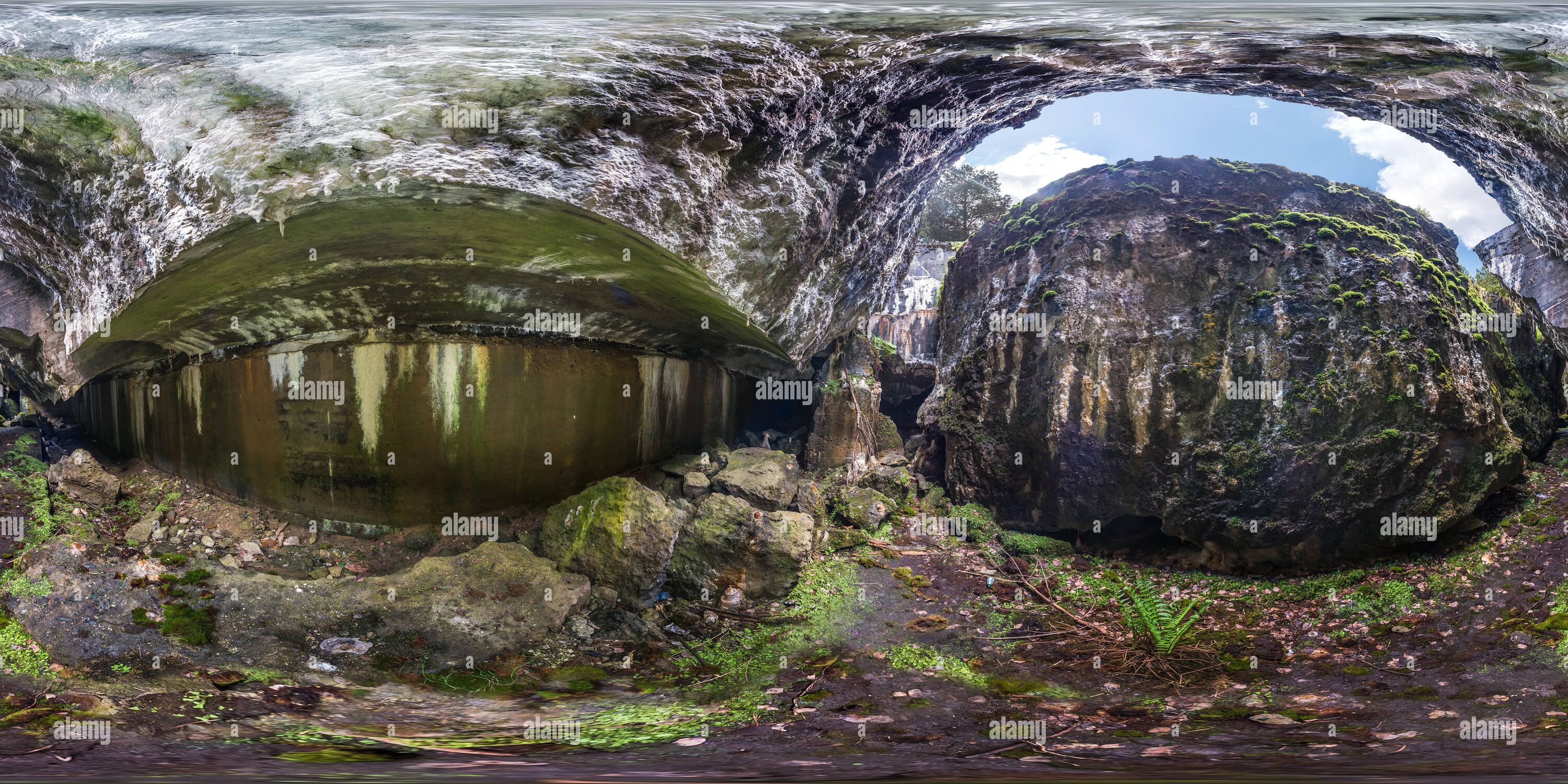 360 View Of Full Seamless 360 Degrees Angle View Panorama Inside