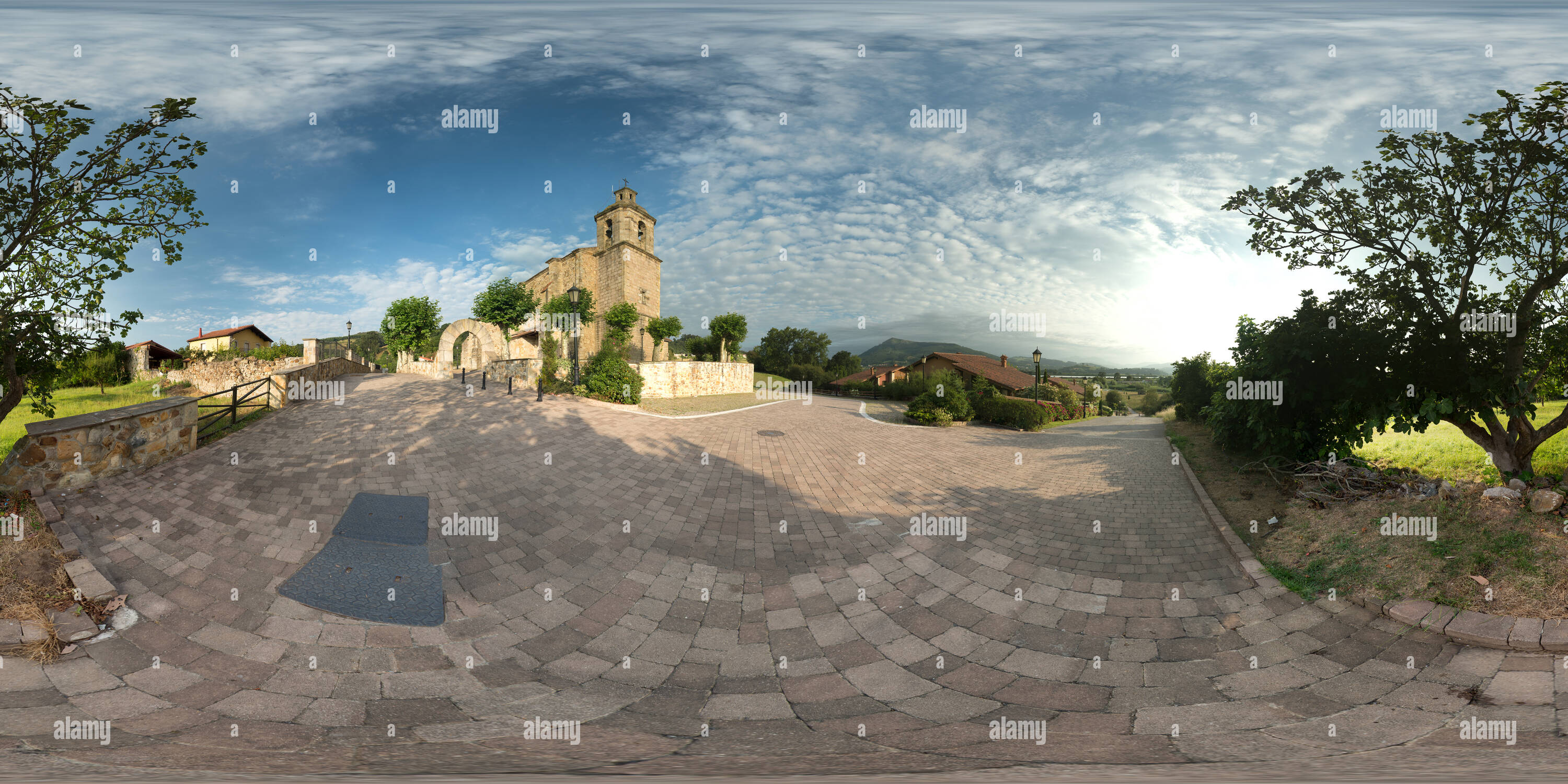 360° view of Iglesia de San Juan Alamy