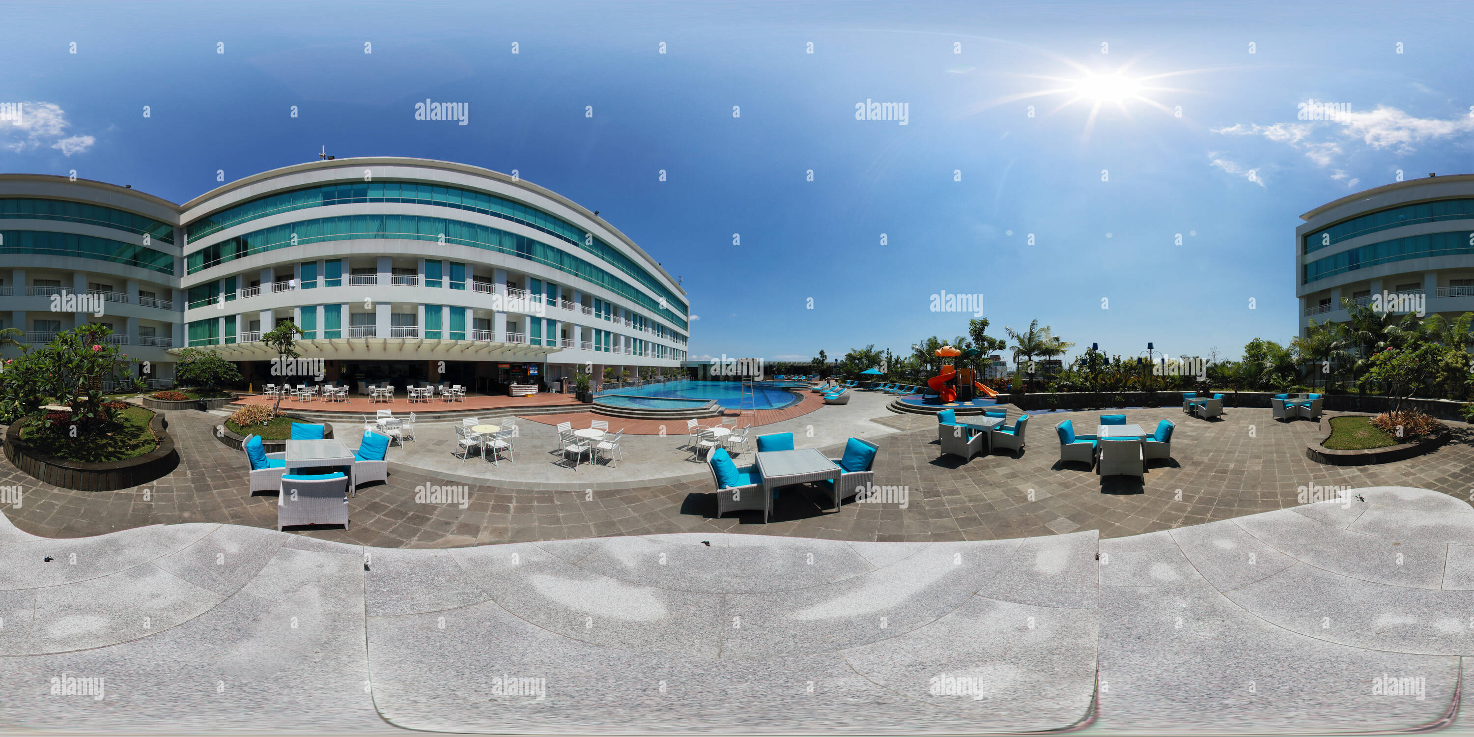 360° view of Grand Clarion Pool Clarion Alamy