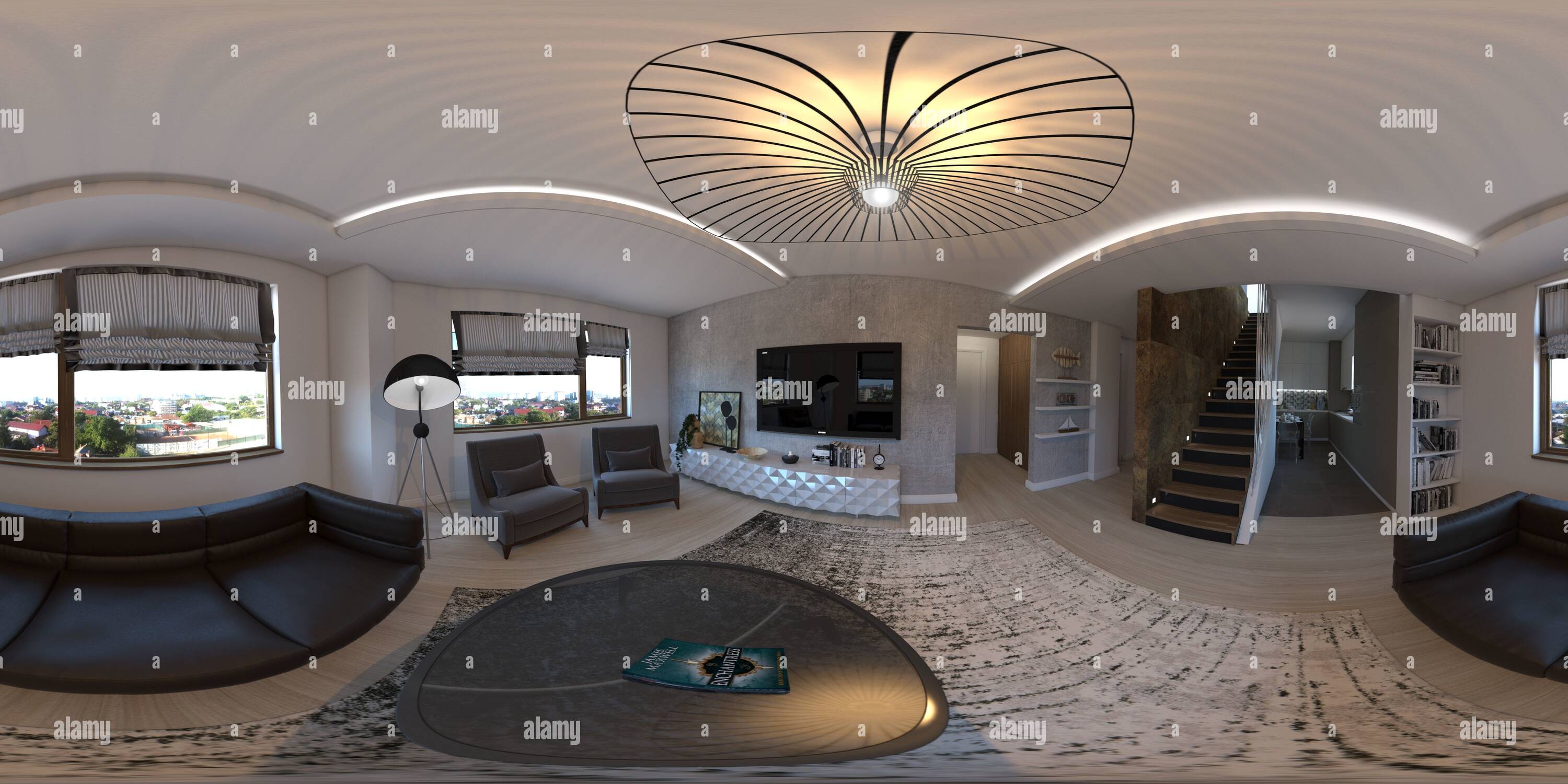 360 View Of Ga Penthouse Interior Design Arch Dan Goaga