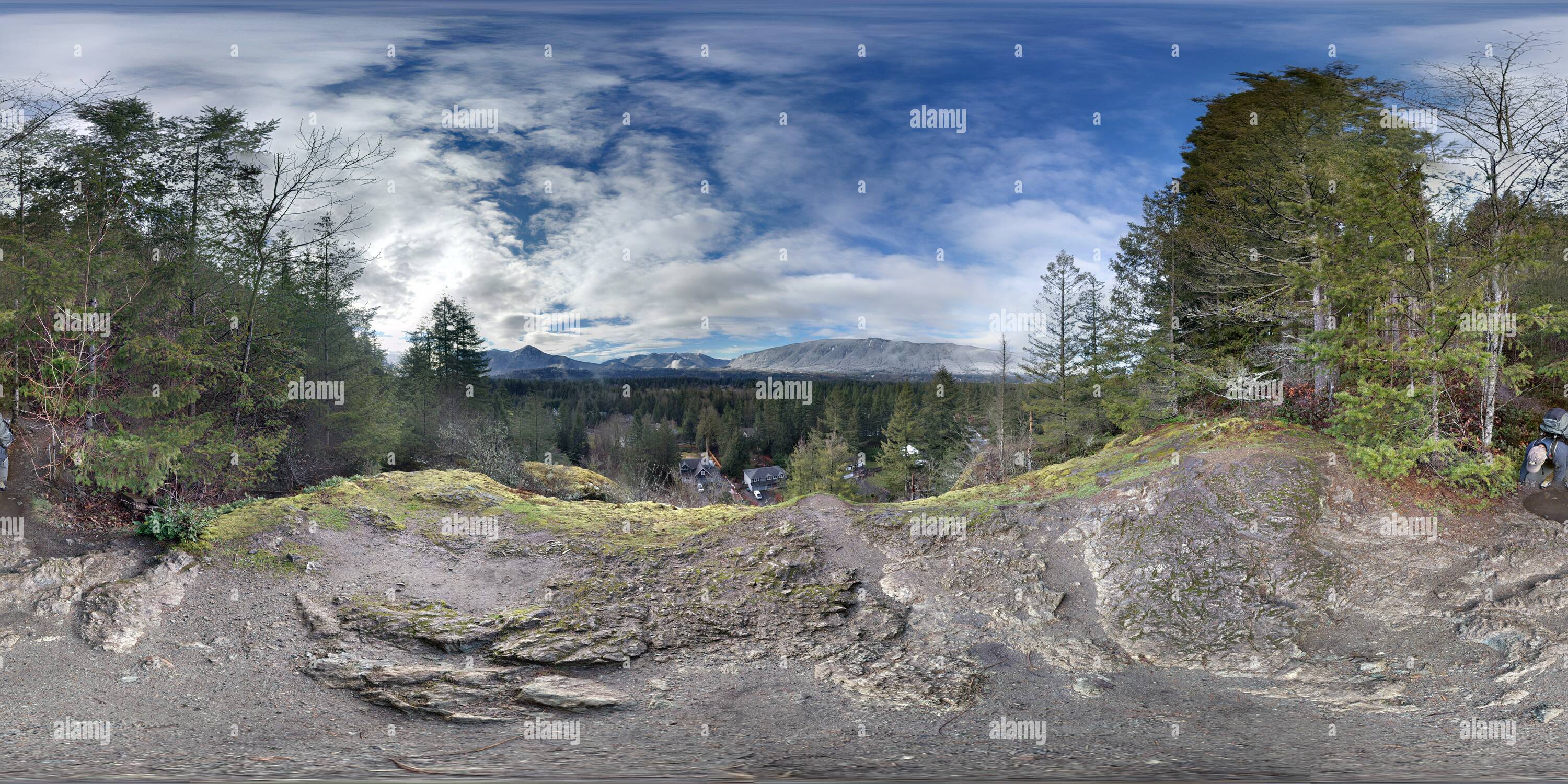 360° view of Little Mt. Si, North Bend, Washington Alamy