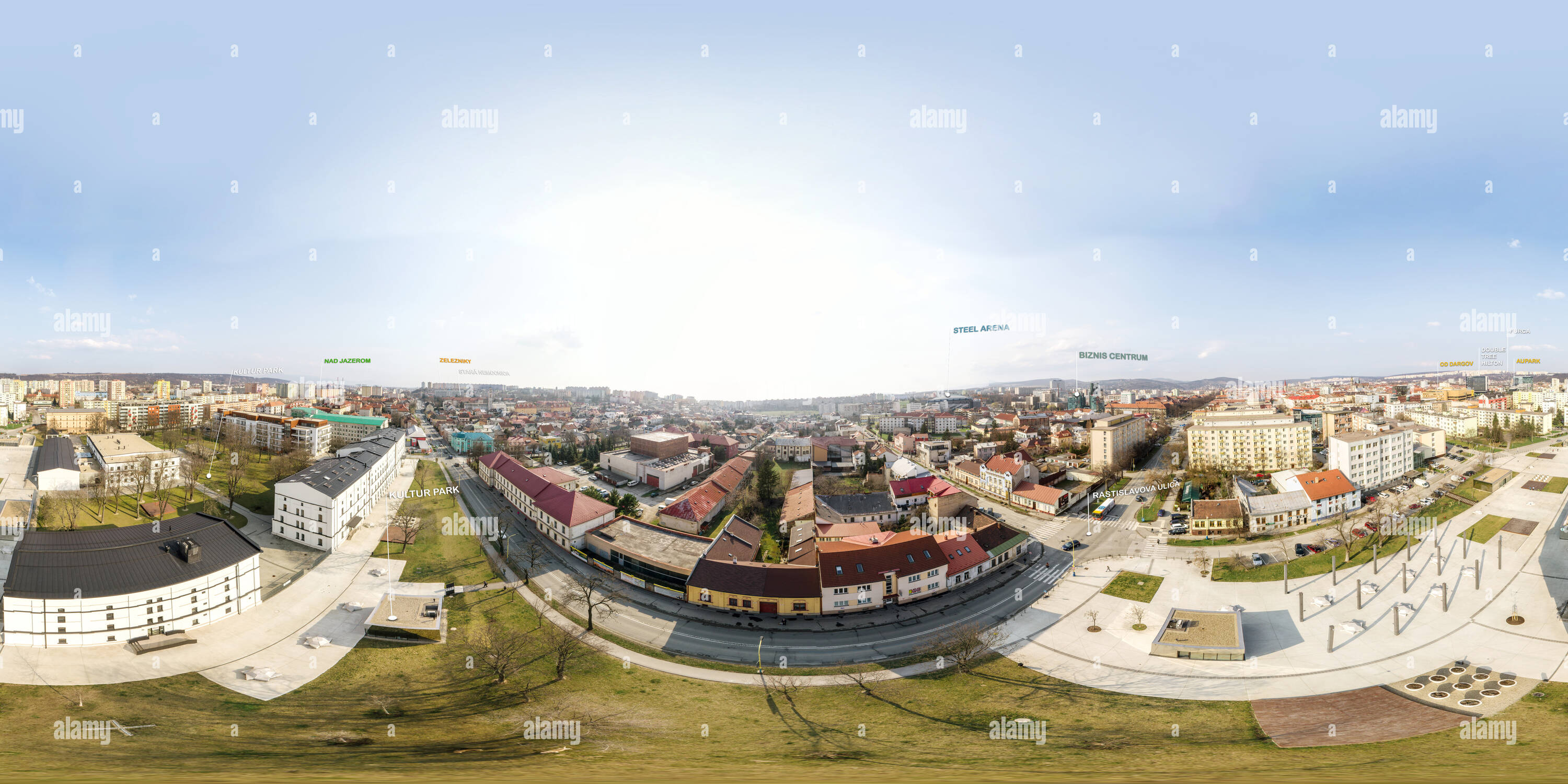 360 degree panoramic view of Kulturpark